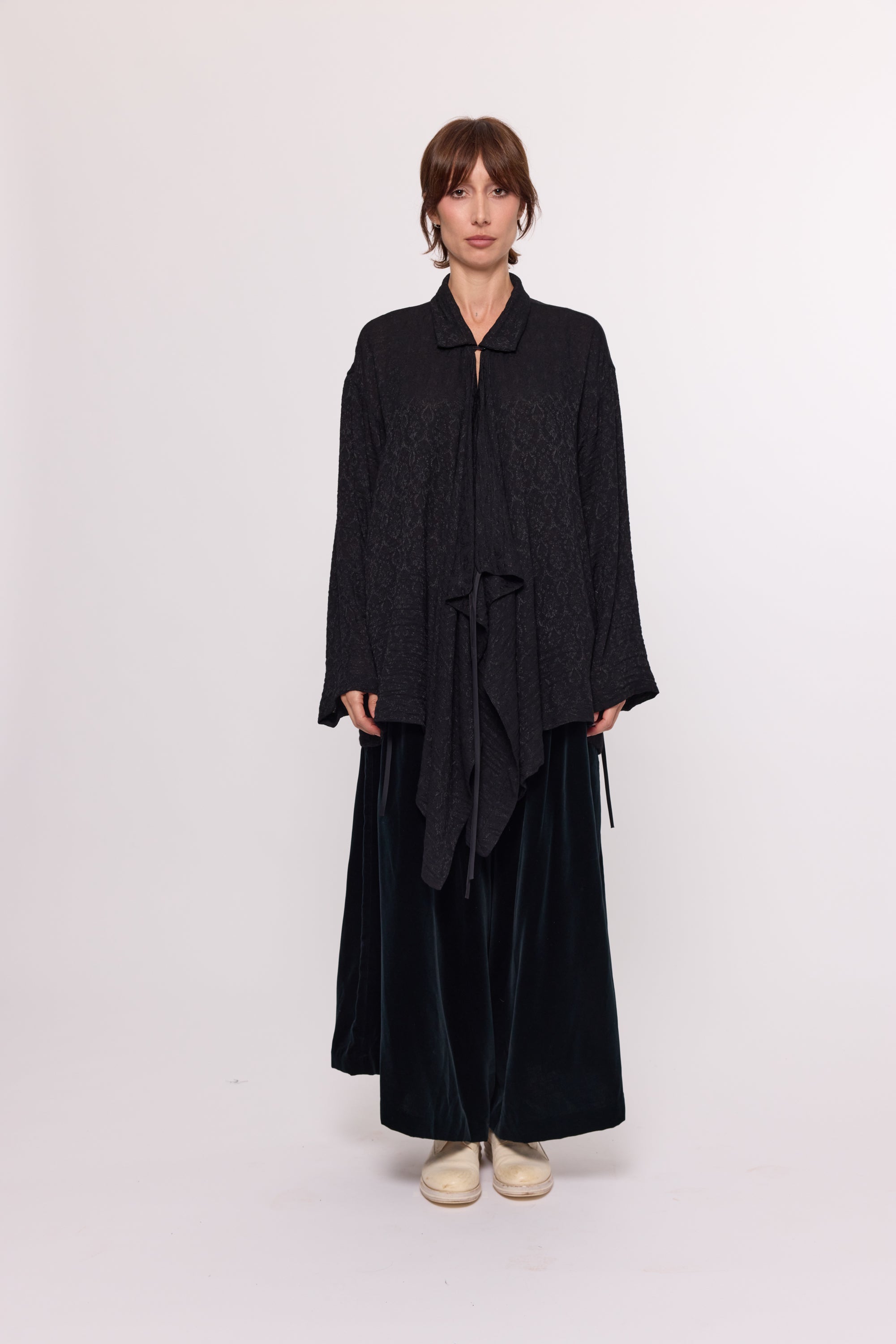 Drape Shirt - Black