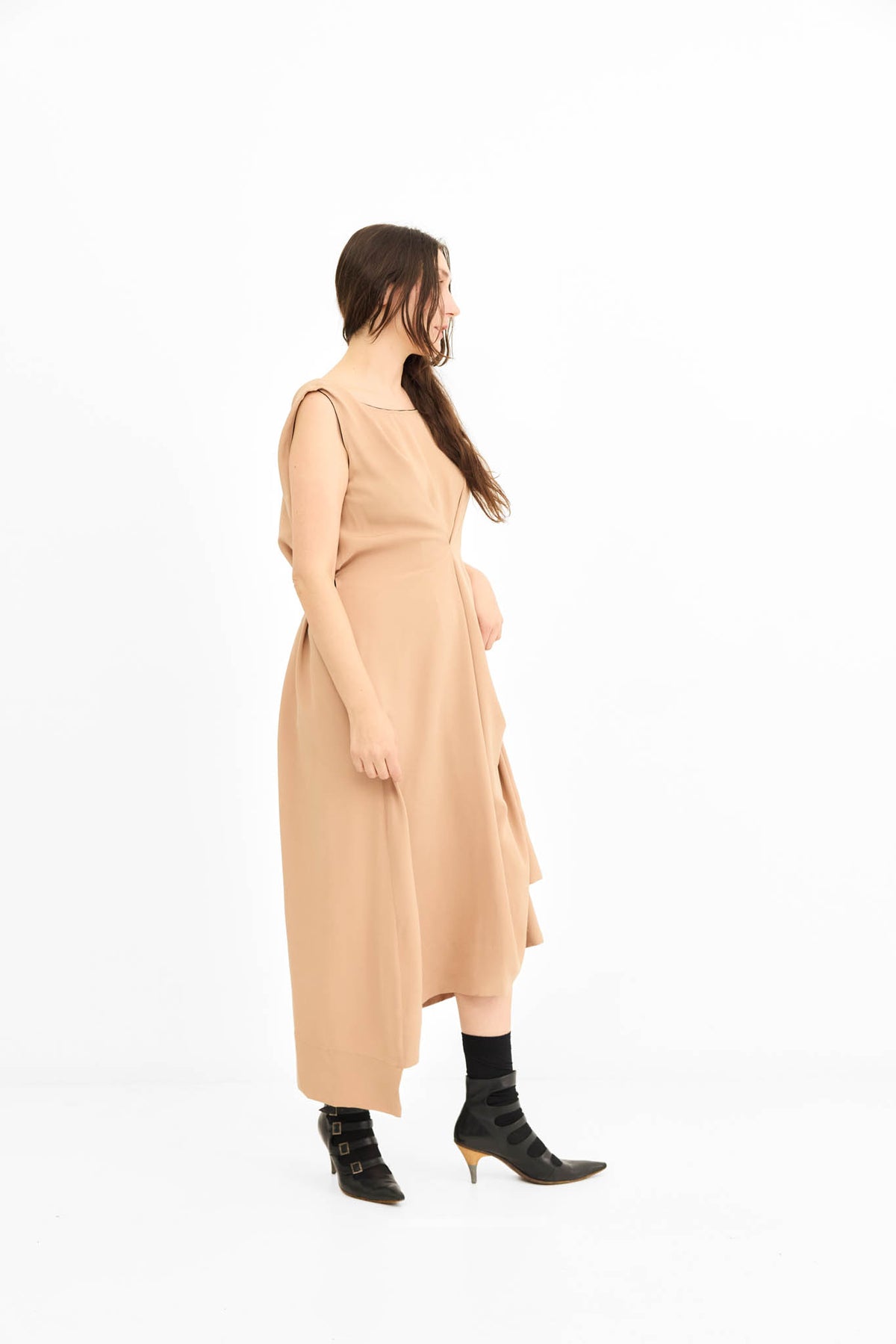 Florence Dress - Deep Beige
