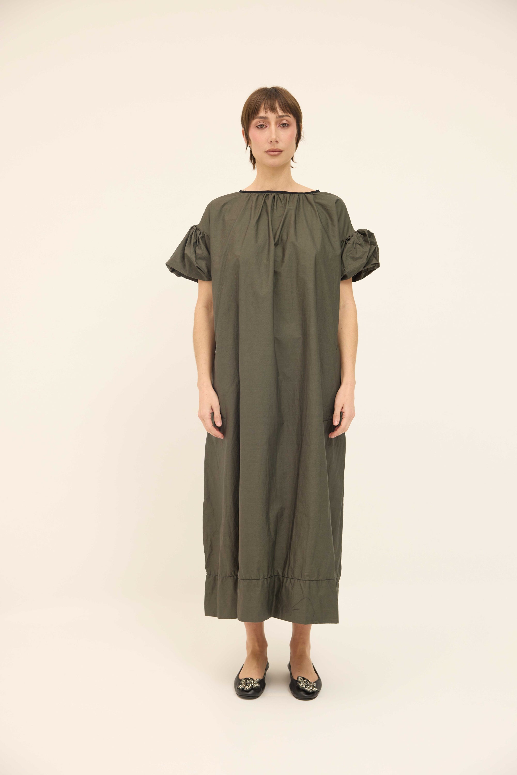 Emma Dress - Olive