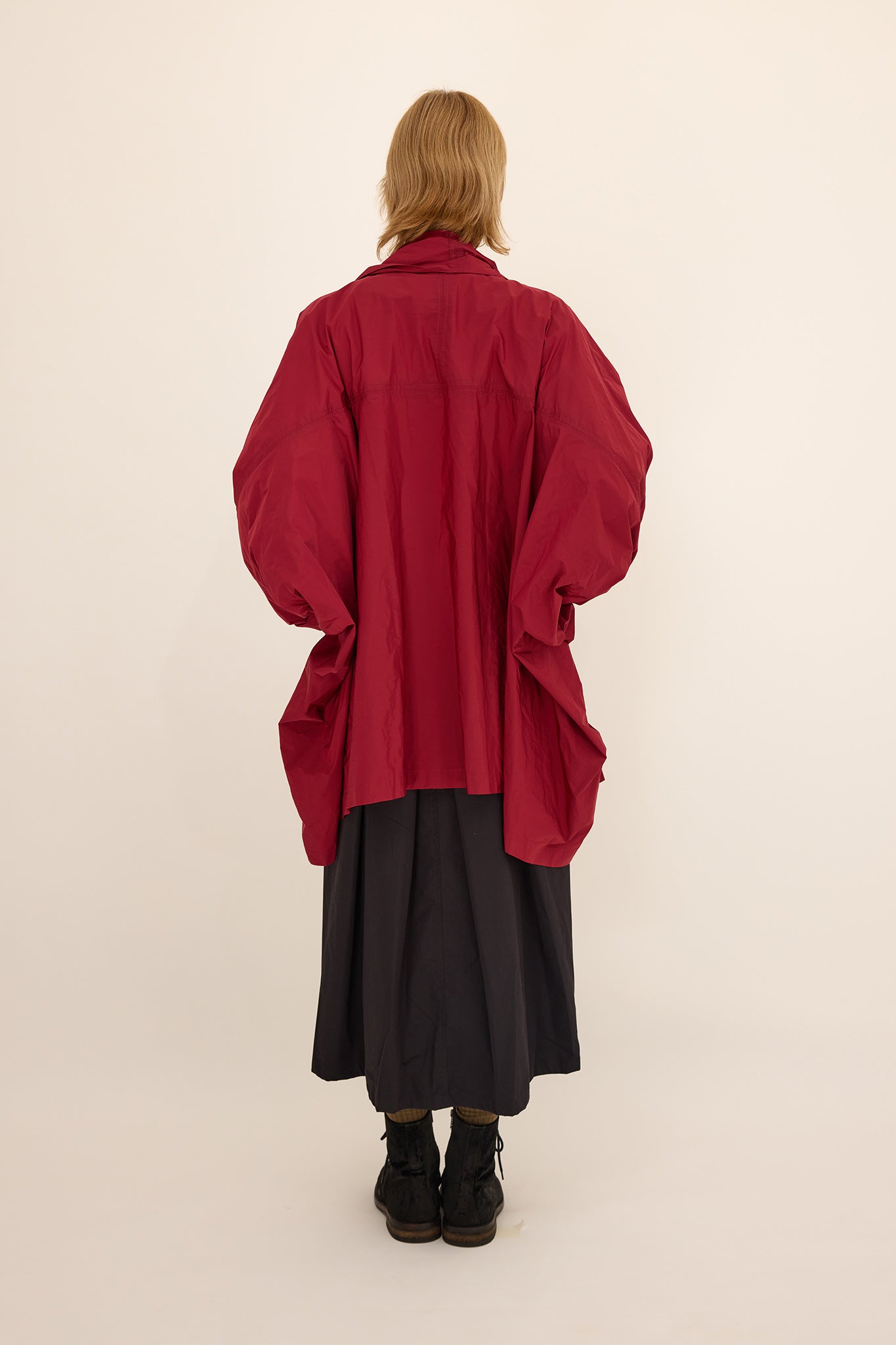 Cape Coat - Raspberry