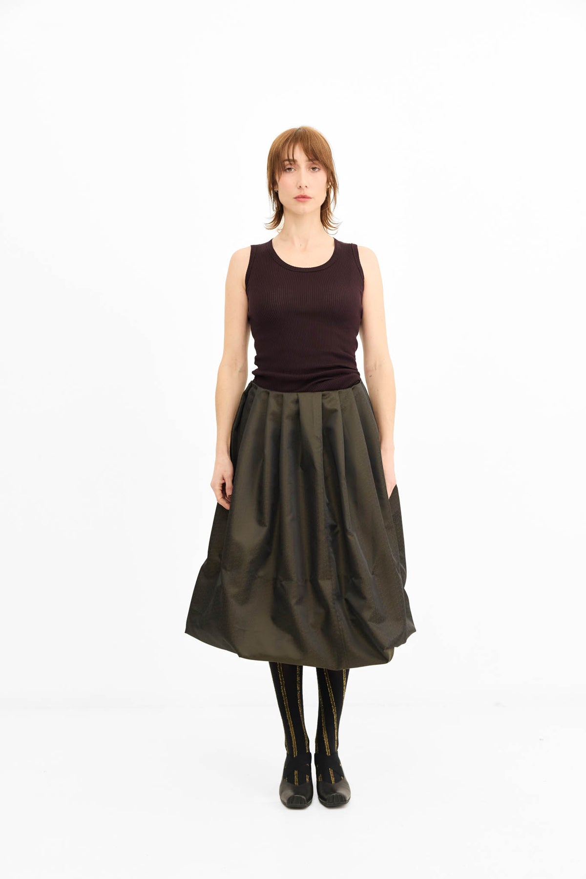 Kelly Skirt with Tulle petticoat - Bronze