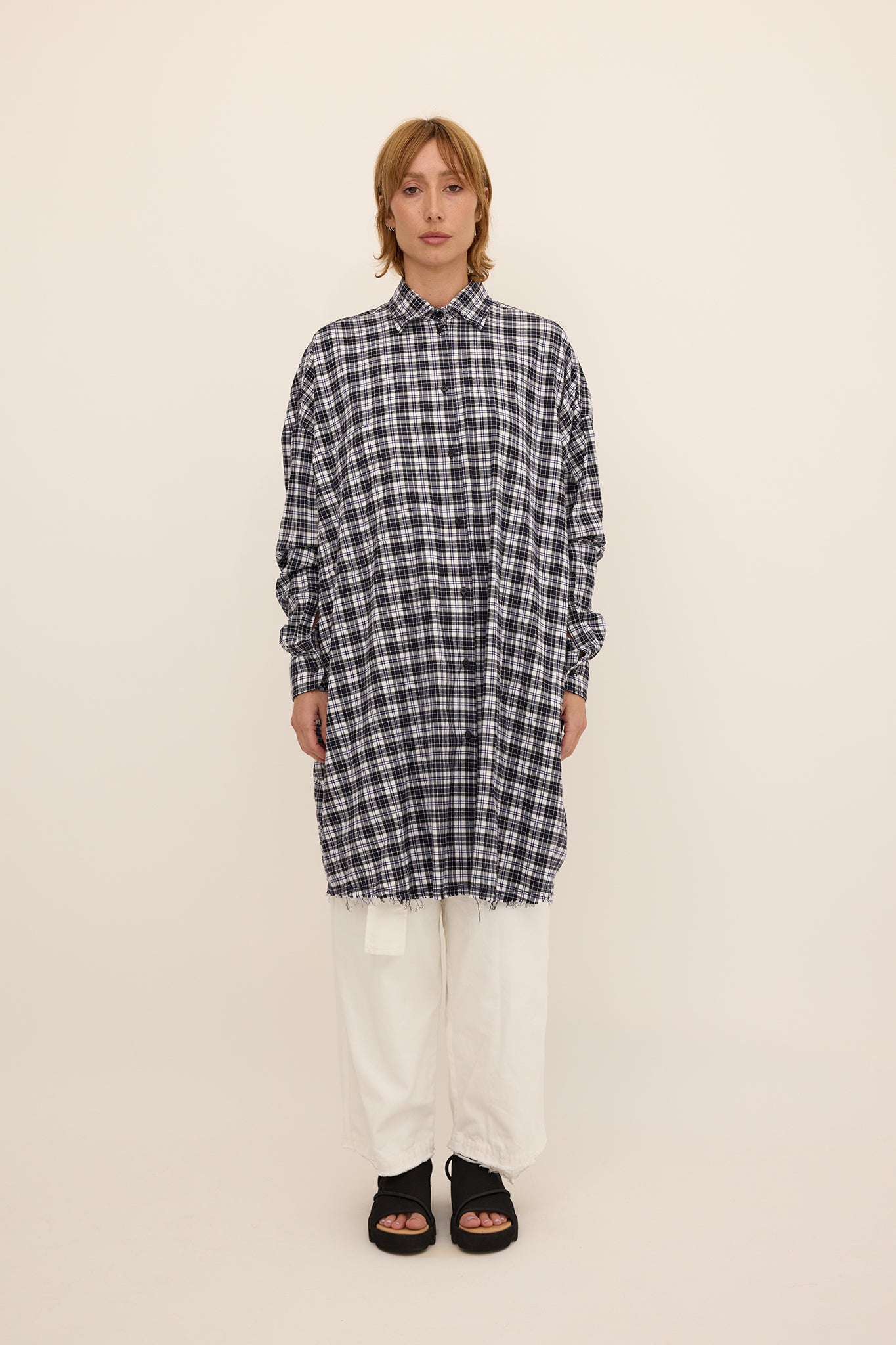 Tia Shirt - Short - Checkered