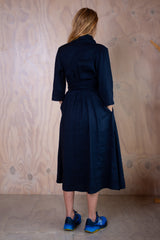 Brooke Dress - Ink navy