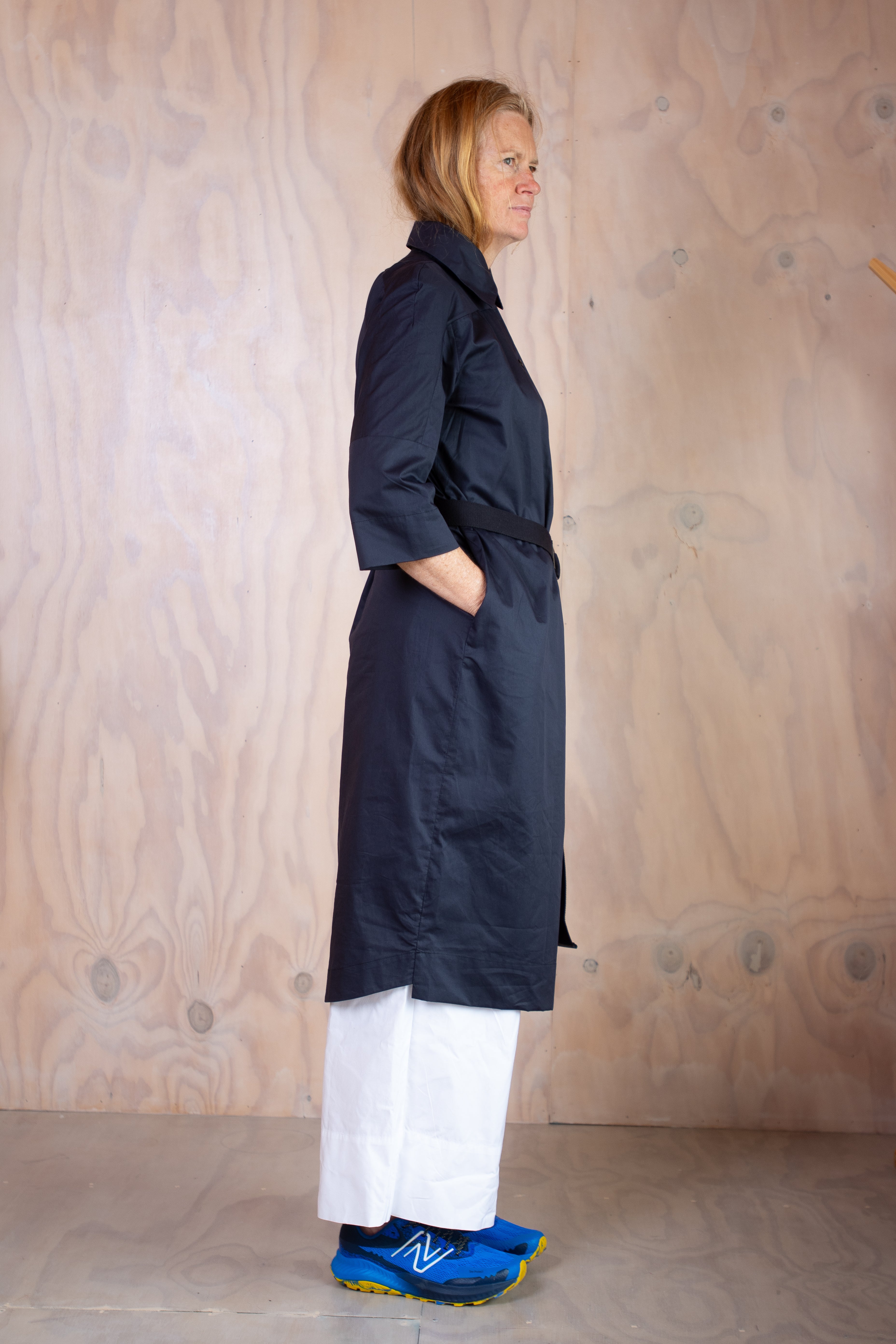 Forde Shirt Duster Coat  OR Shirt Dress  - Ink