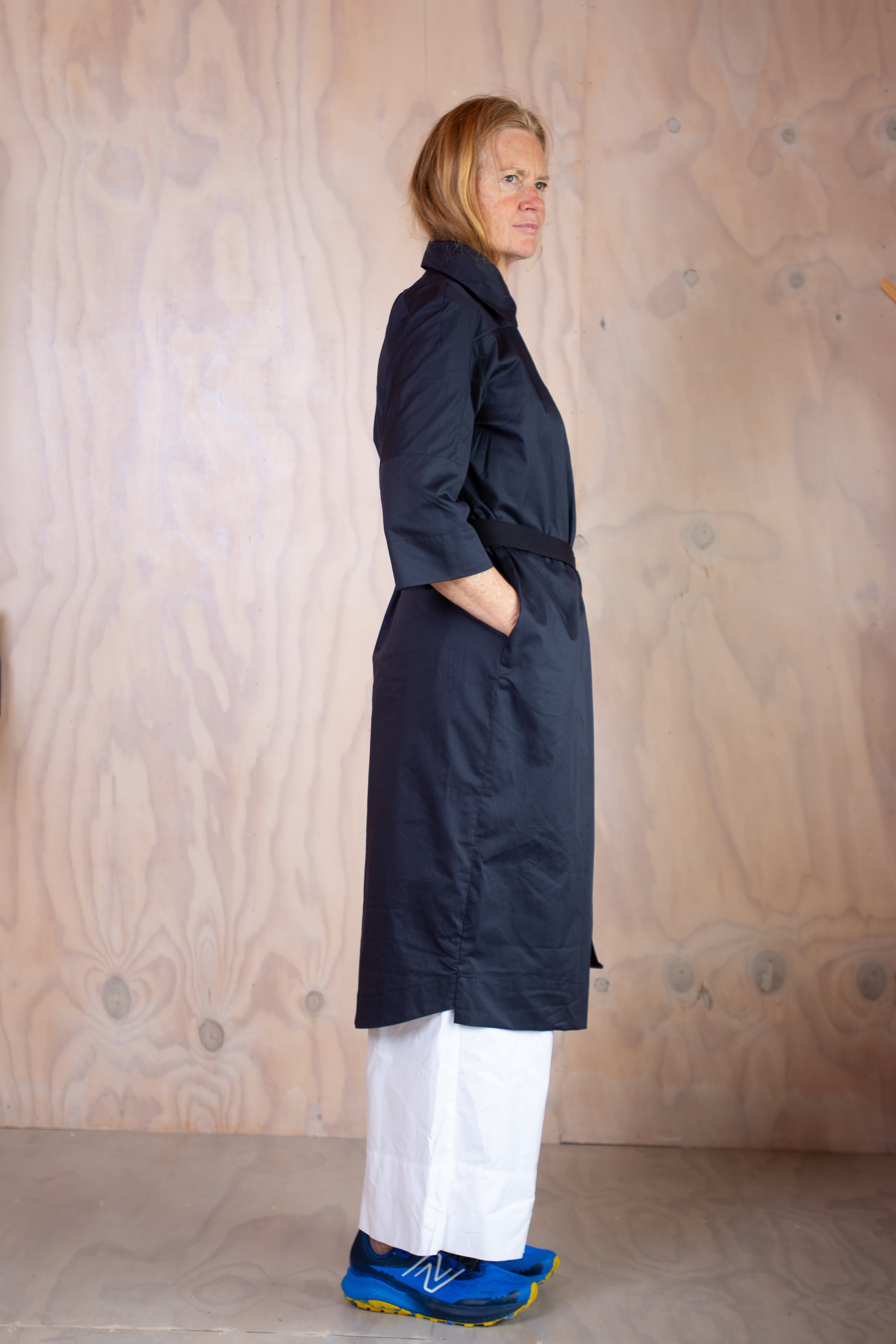 Forde Shirt Duster Coat  OR Shirt Dress  - Ink