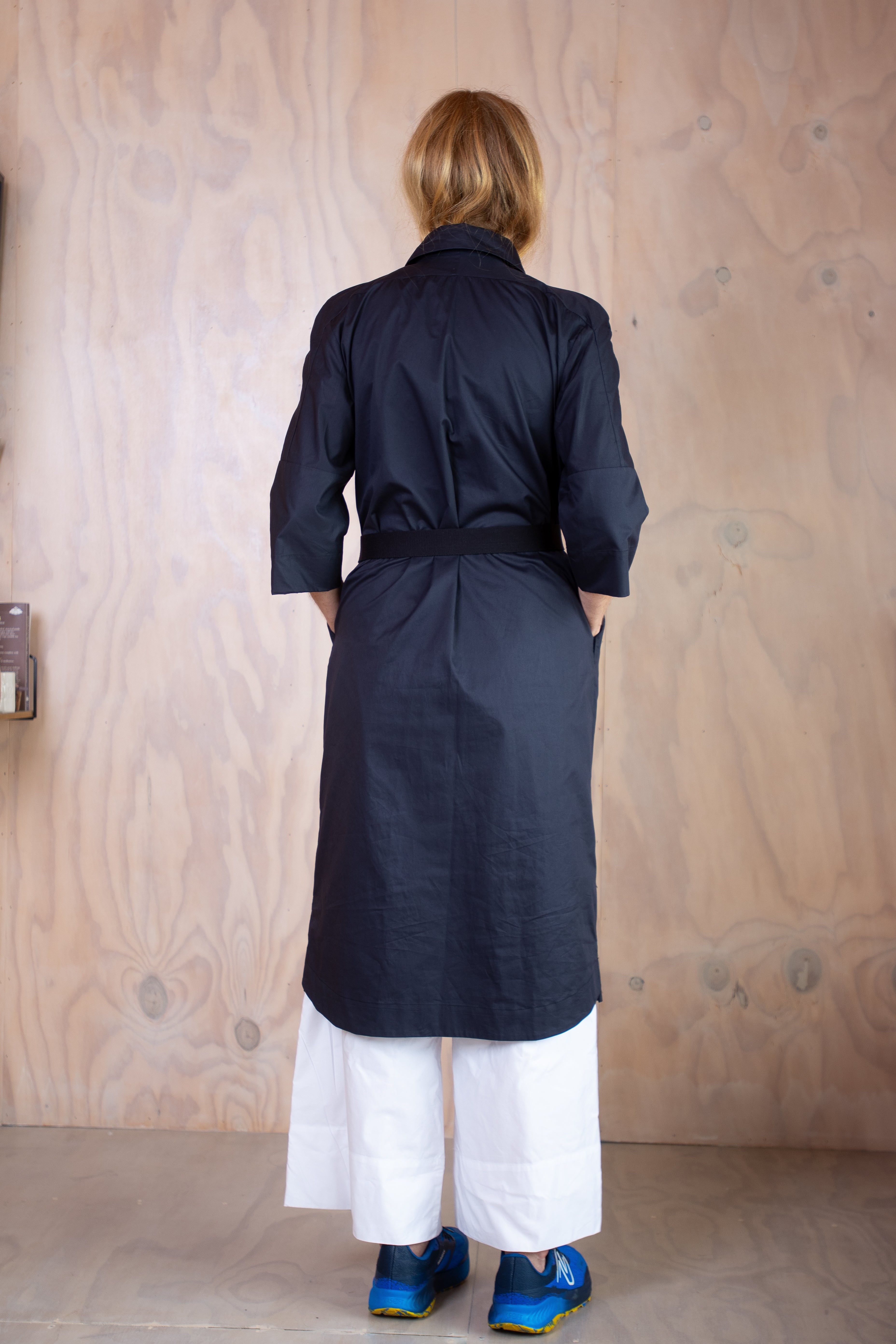 Forde Shirt Duster Coat  OR Shirt Dress  - Ink
