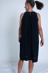 Sara's Dress - Black Silk