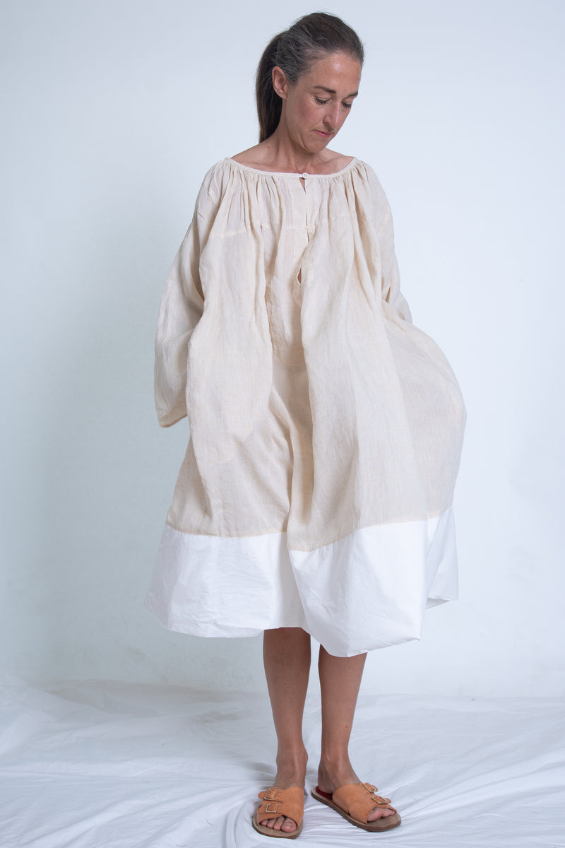 Sanders Dress _ Oat /Cream