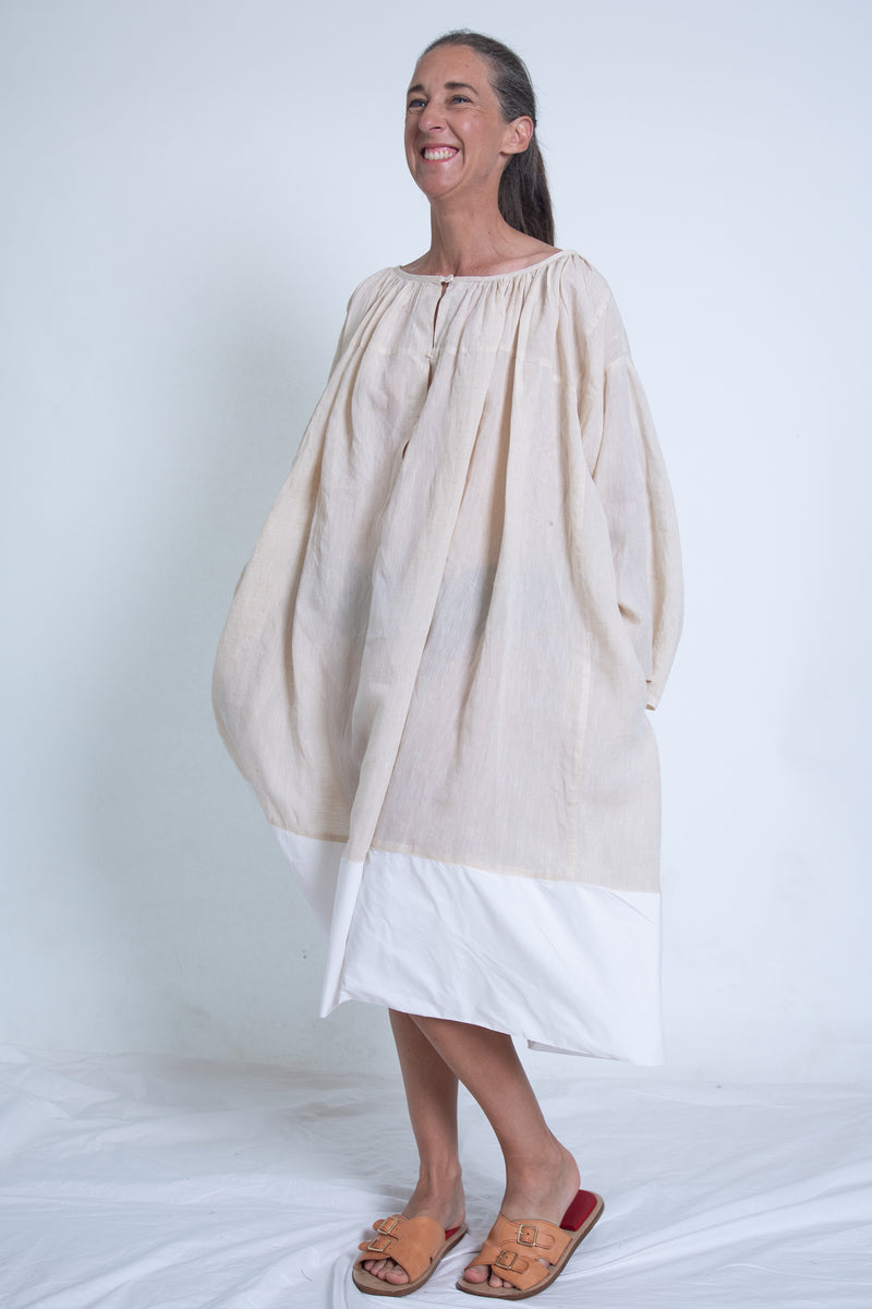 Sanders Dress _ Oat /Cream