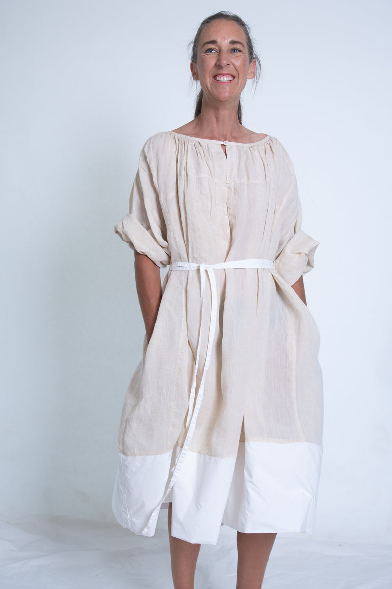 Sanders Dress _ Oat /Cream