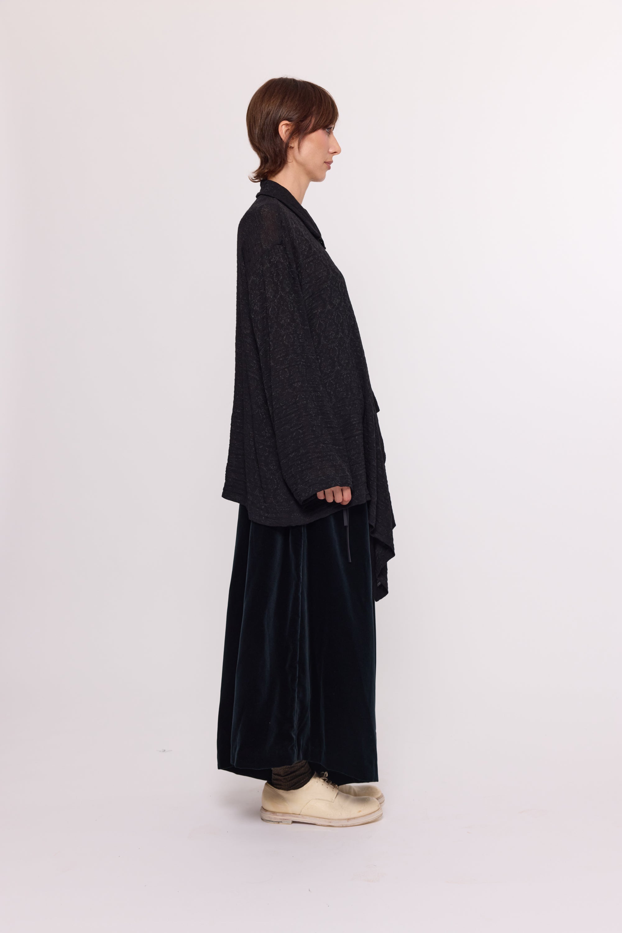 Drape Shirt - Black