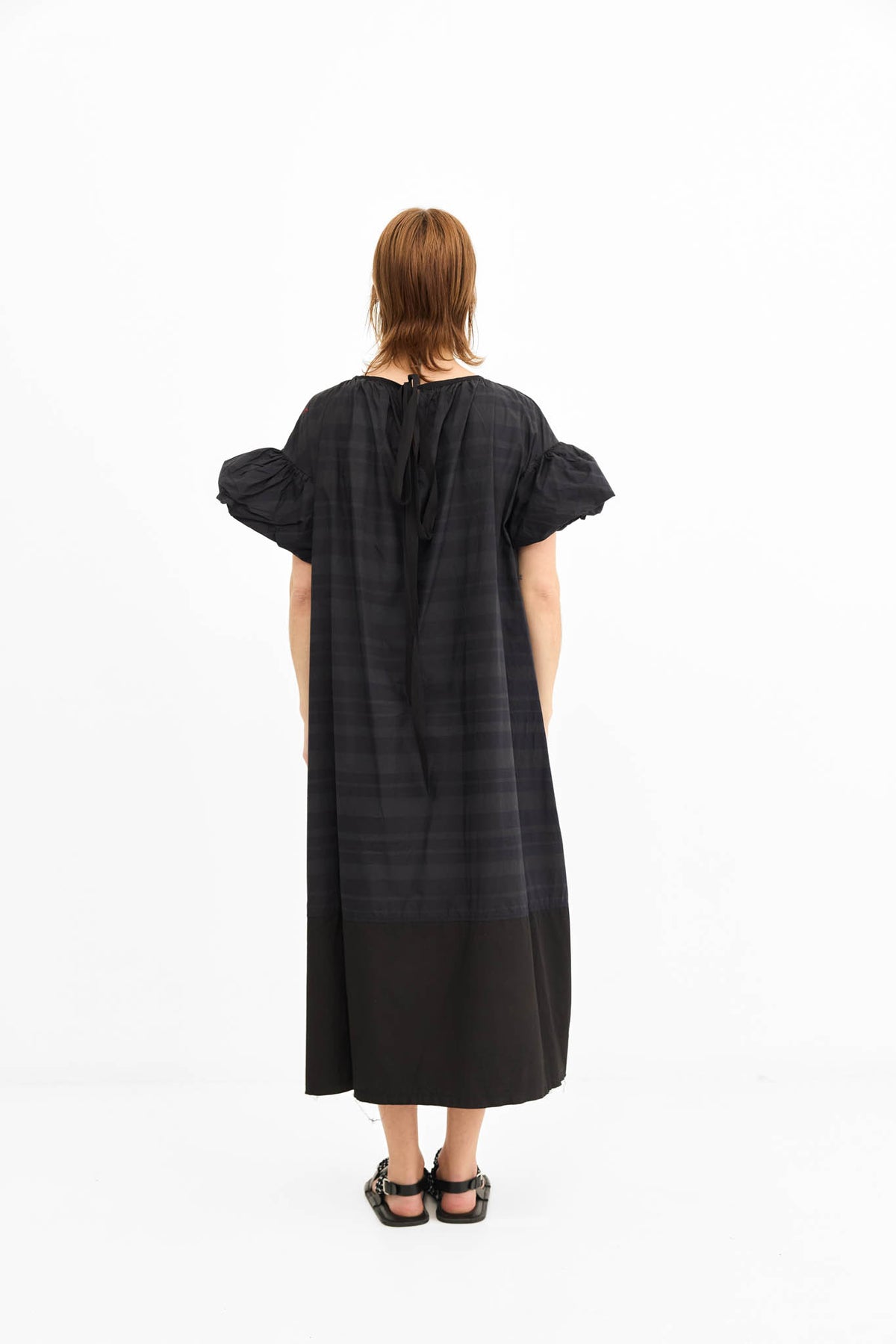 Emma Dress - Overdyed Ink