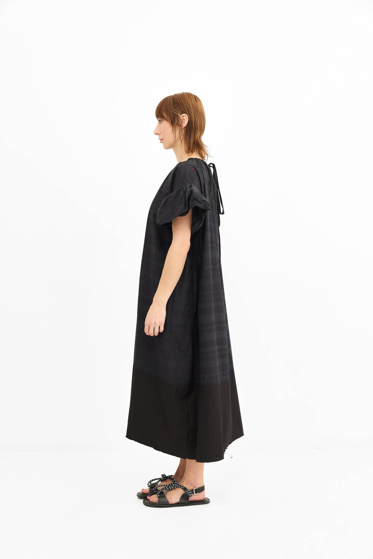 Emma Dress - Overdyed Ink