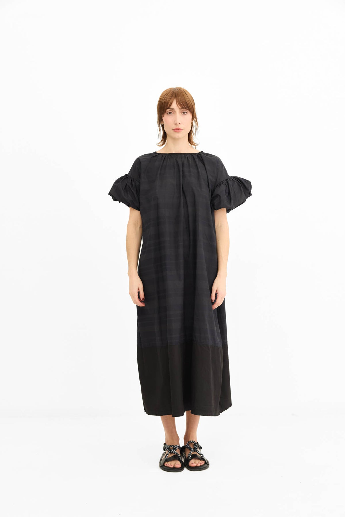 Emma Dress - Overdyed Ink