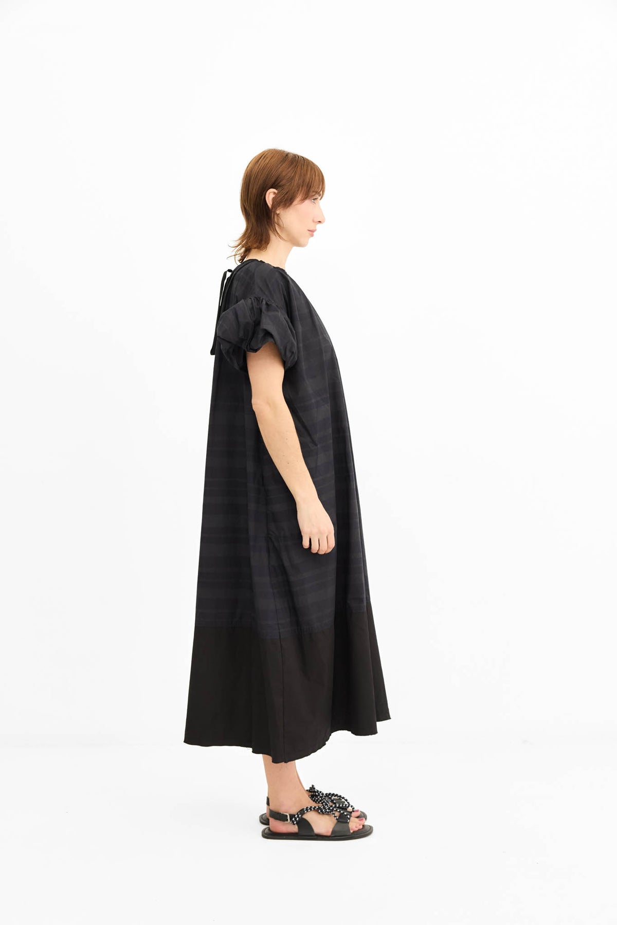 Emma Dress - Overdyed Ink