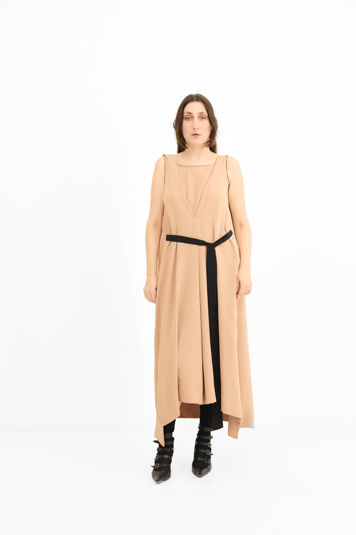 Florence Dress - Deep Beige