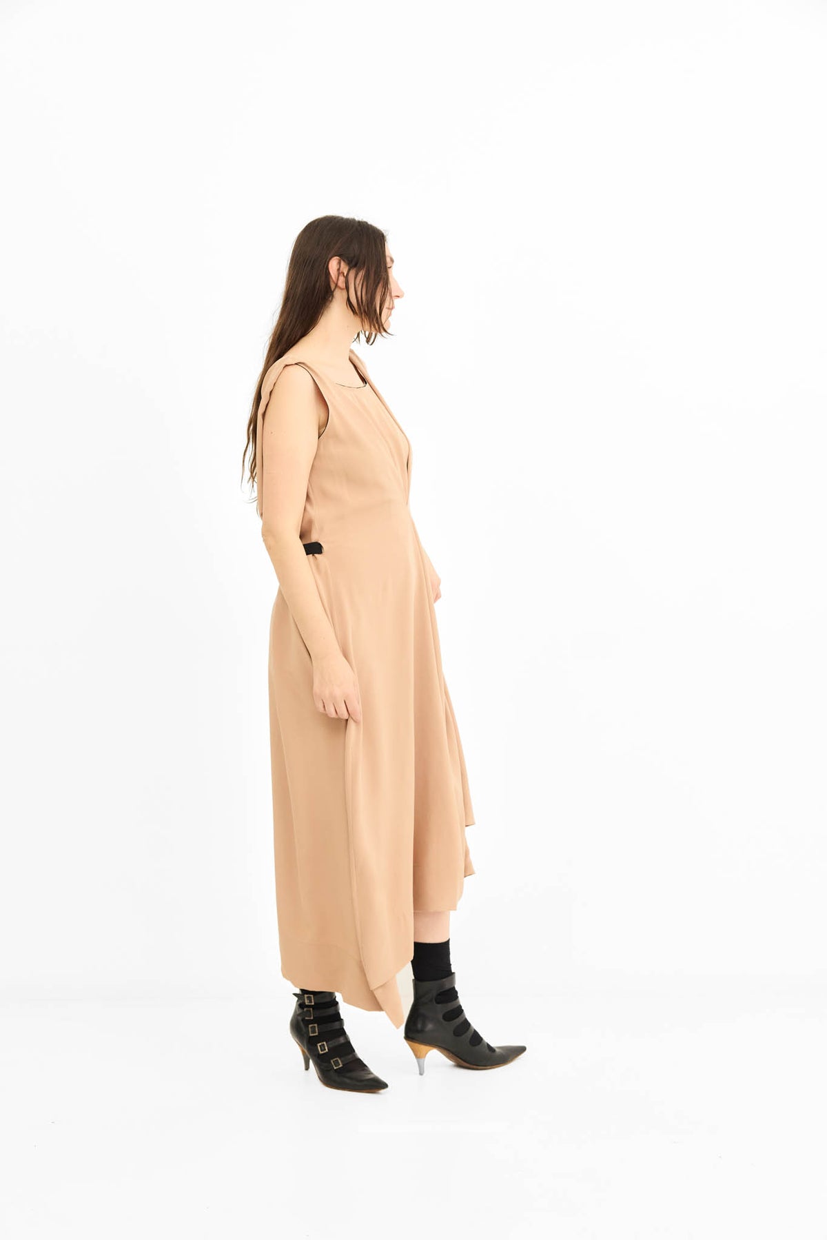 Florence Dress - Deep Beige
