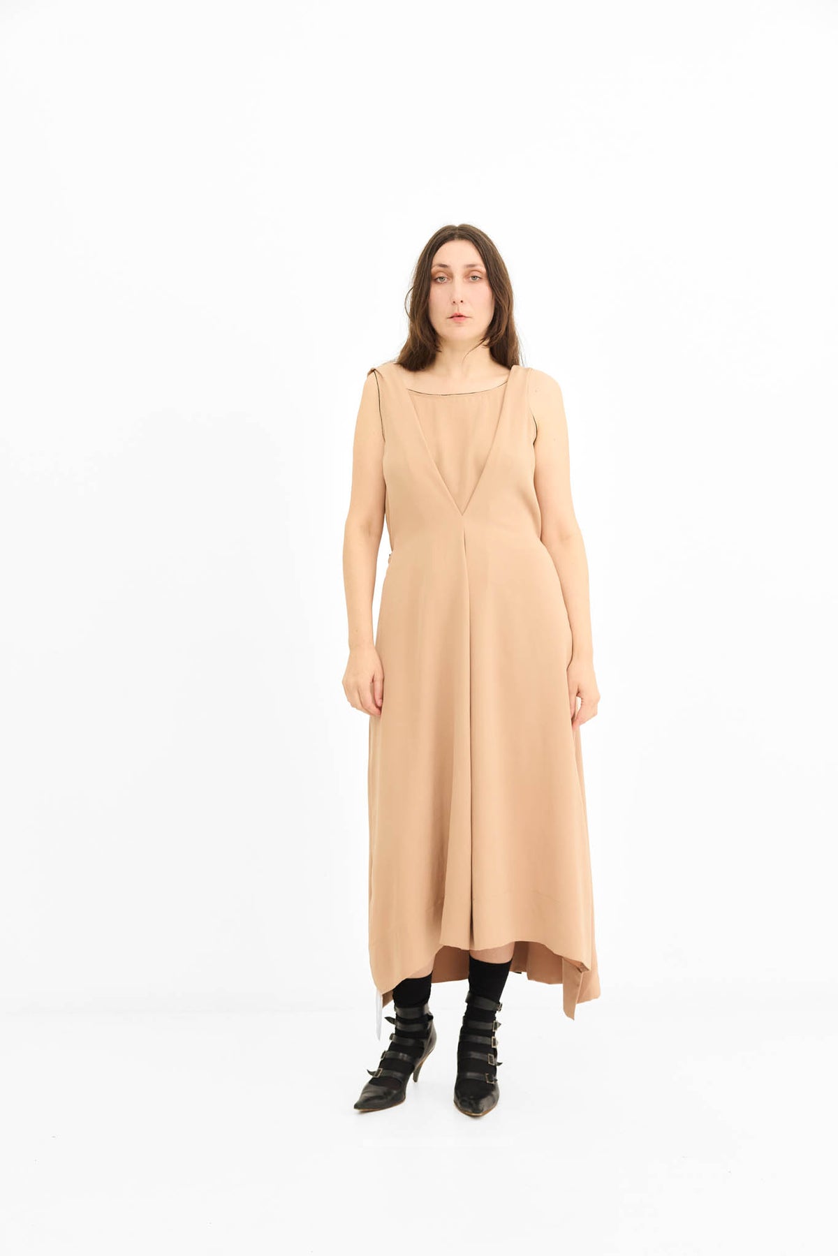 Florence Dress - Deep Beige