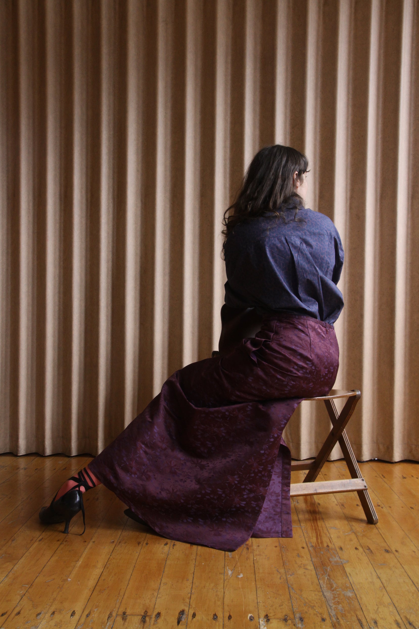 Saffie Skirt - Merlot