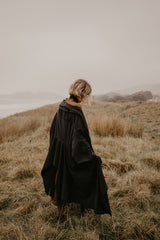 Cape Coat  - Black