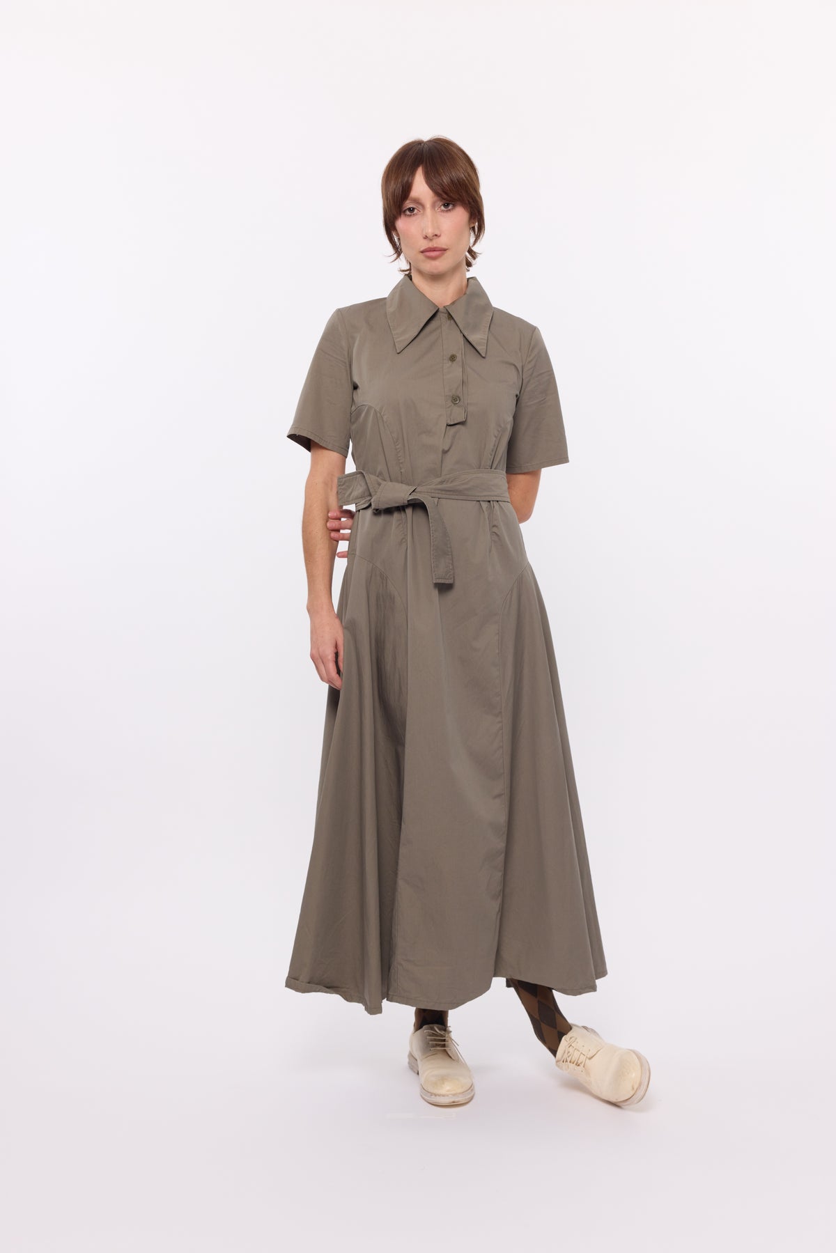 Isabella Dress -  Army Green