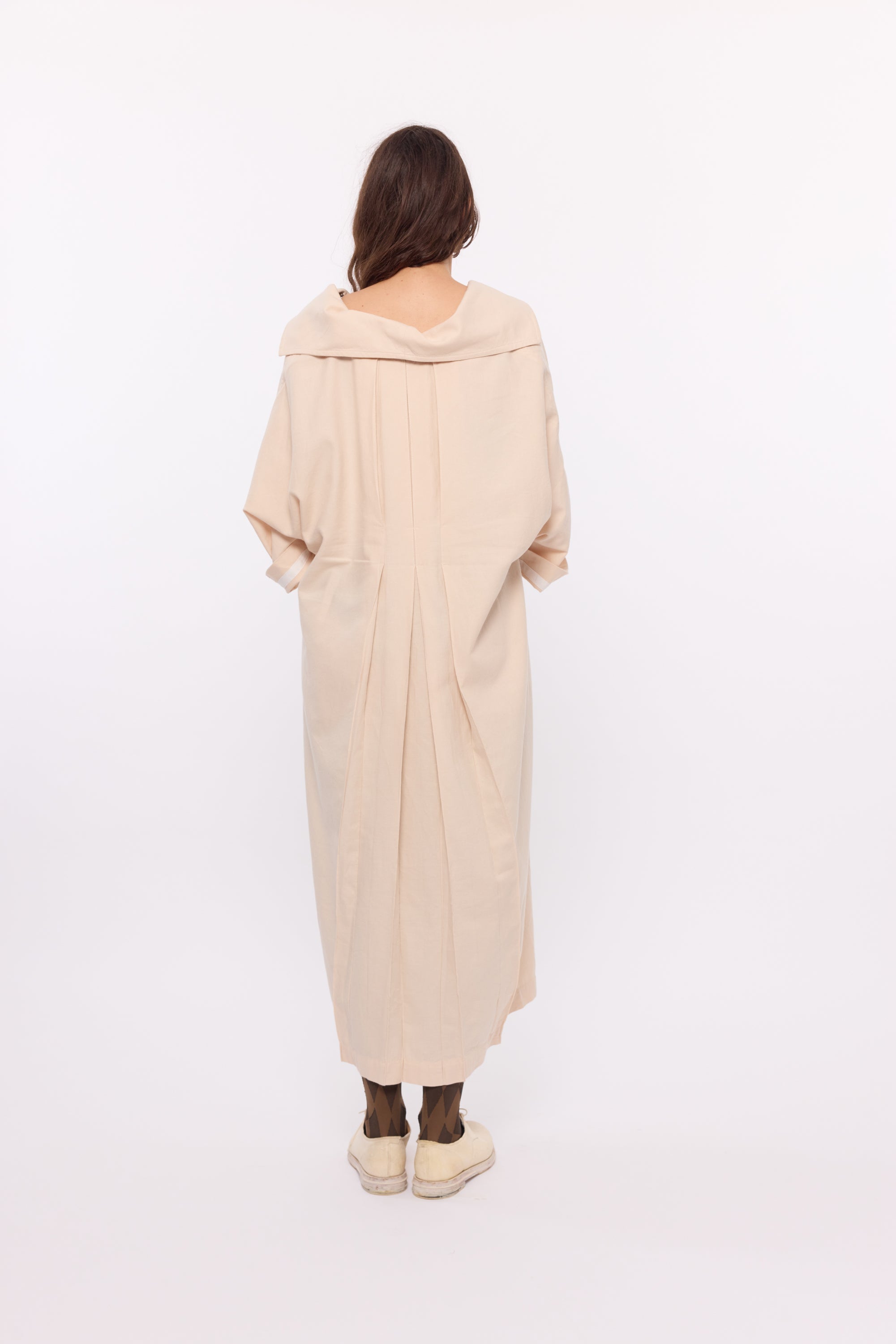 Tilda dress - cream flannel