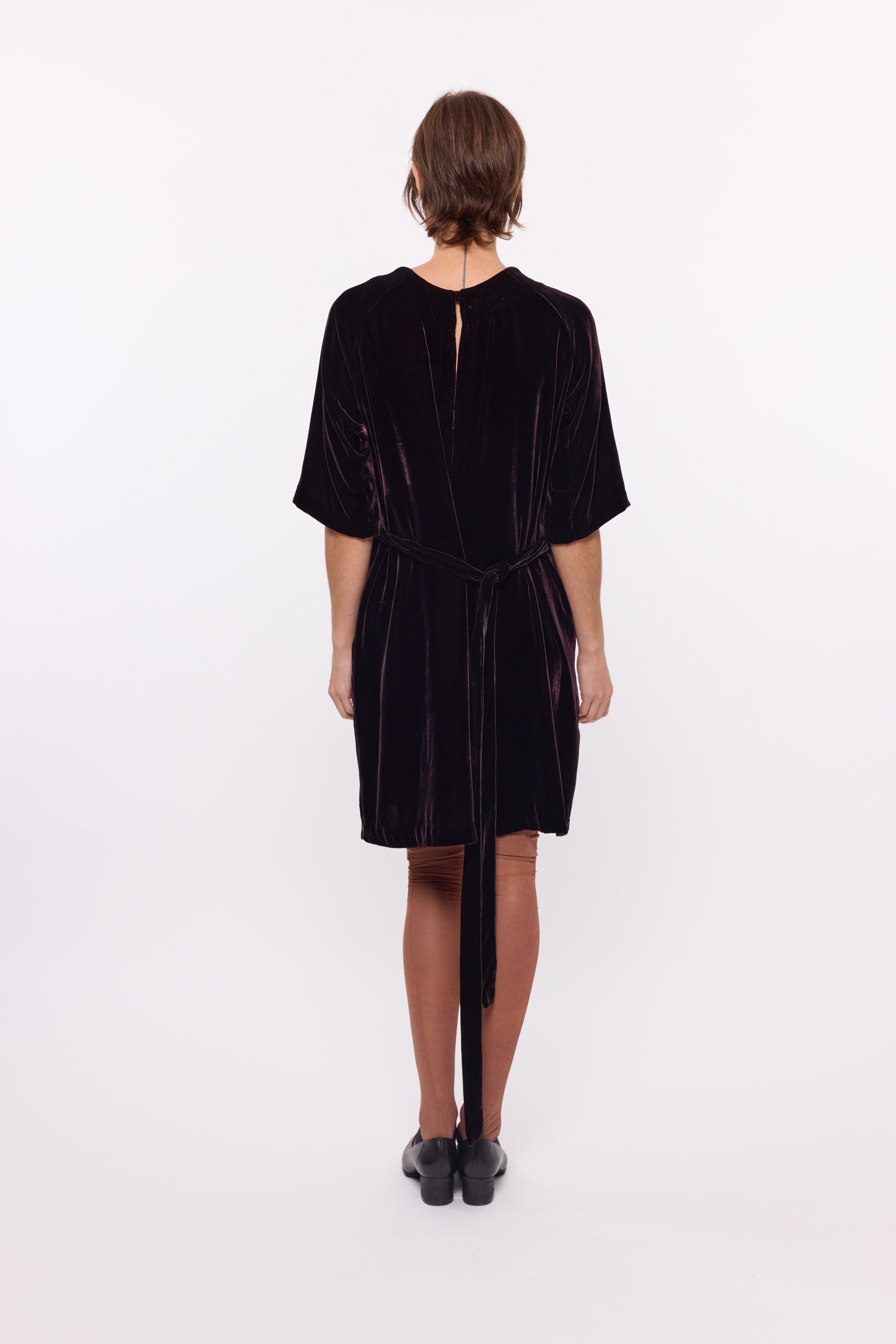 Isla Dress - Plum Velvet