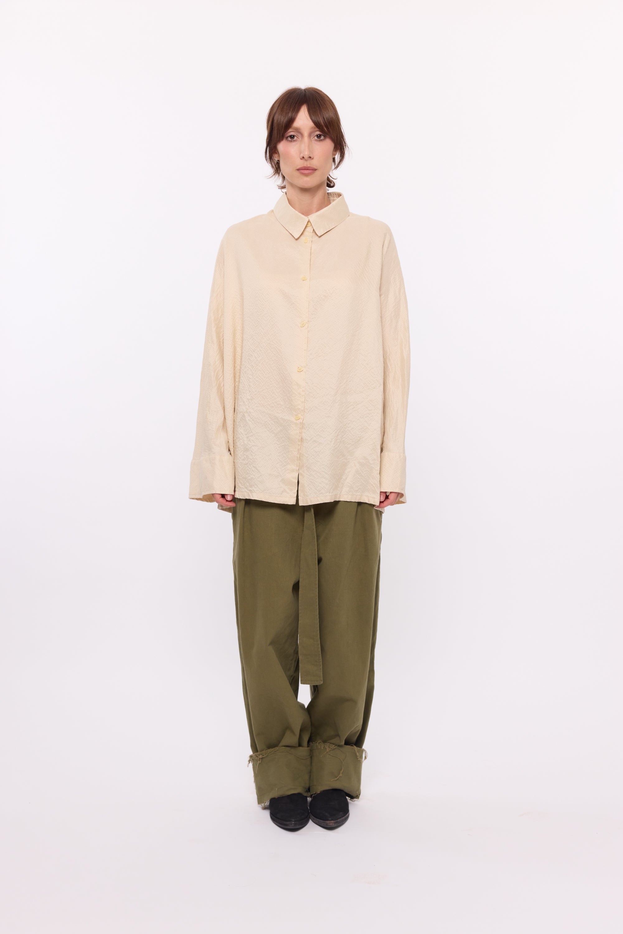 Angel Shirt -  Cream Silk