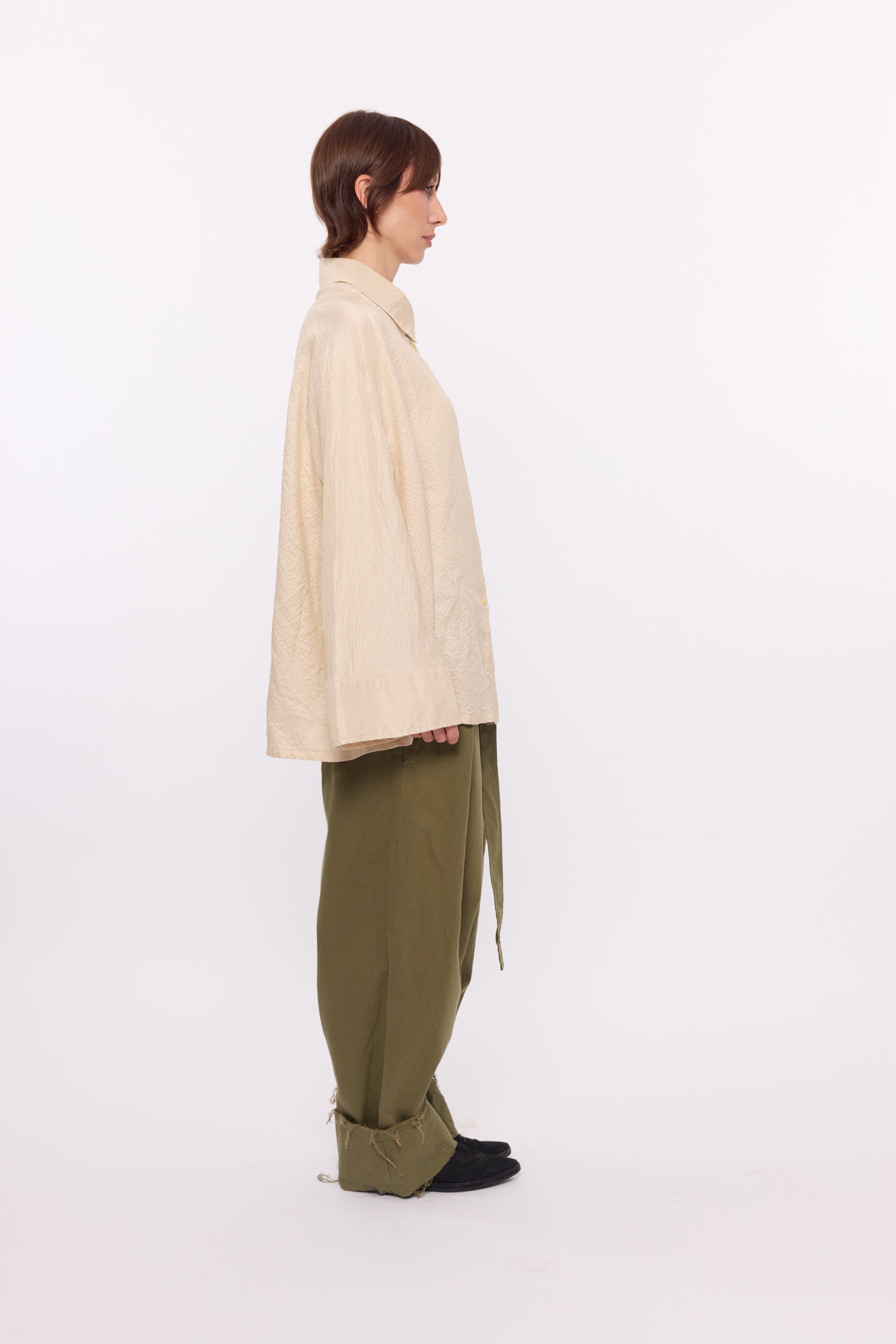 Angel Shirt -  Cream Silk