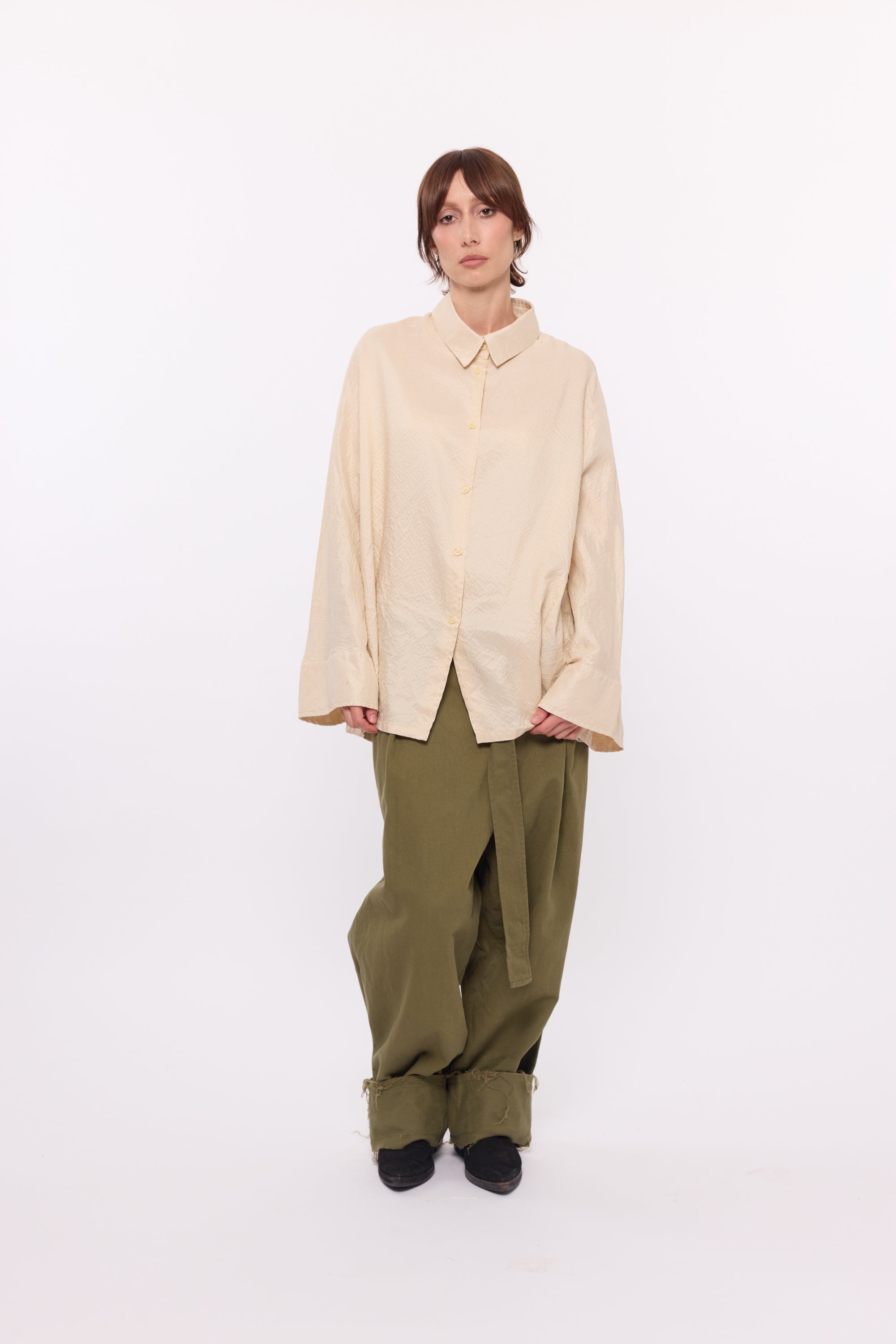 Angel Shirt -  Cream Silk