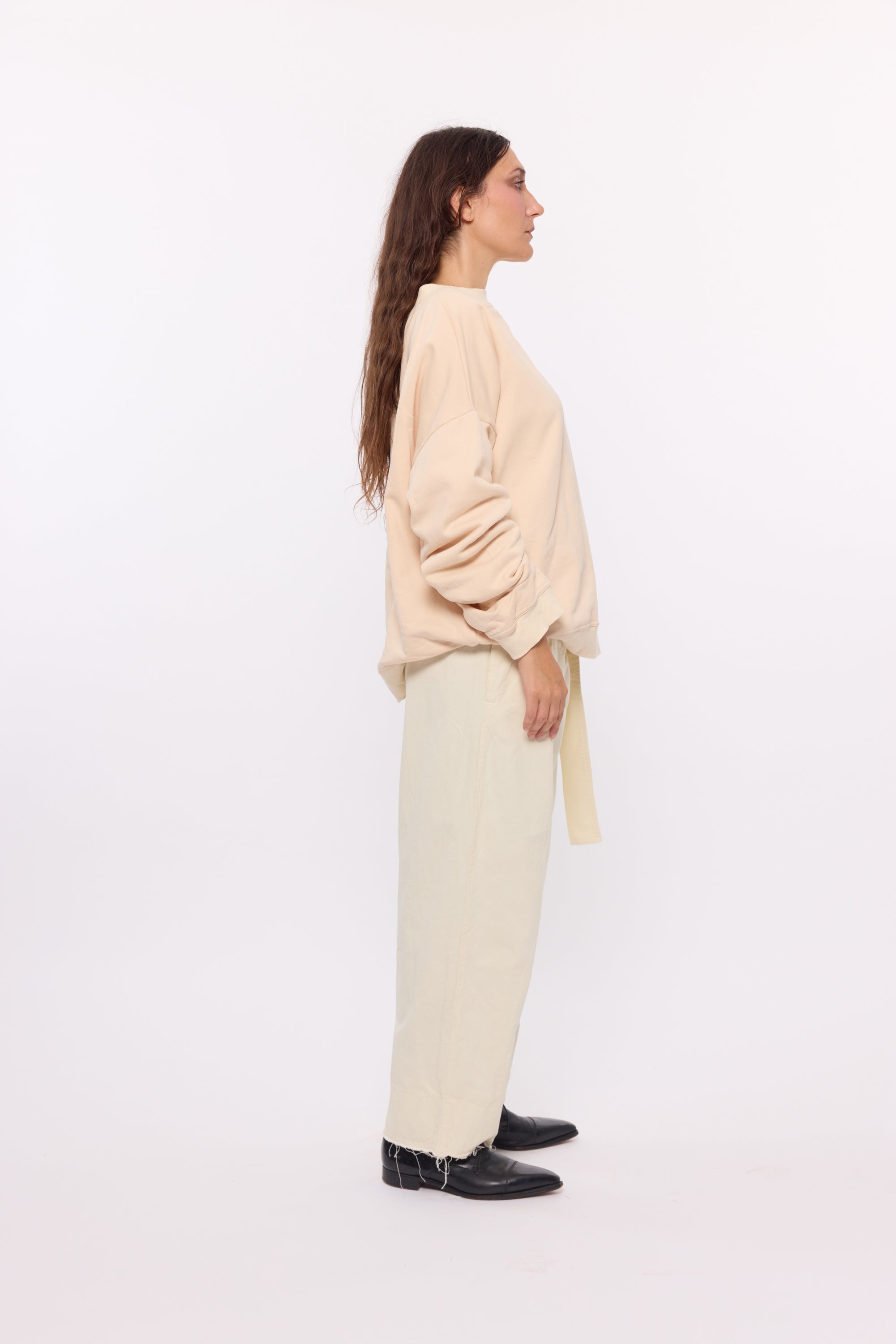 Oversized Sweatshirt - Butterscotch organic cotton Fleece