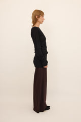 Merino Boat Neck - Black