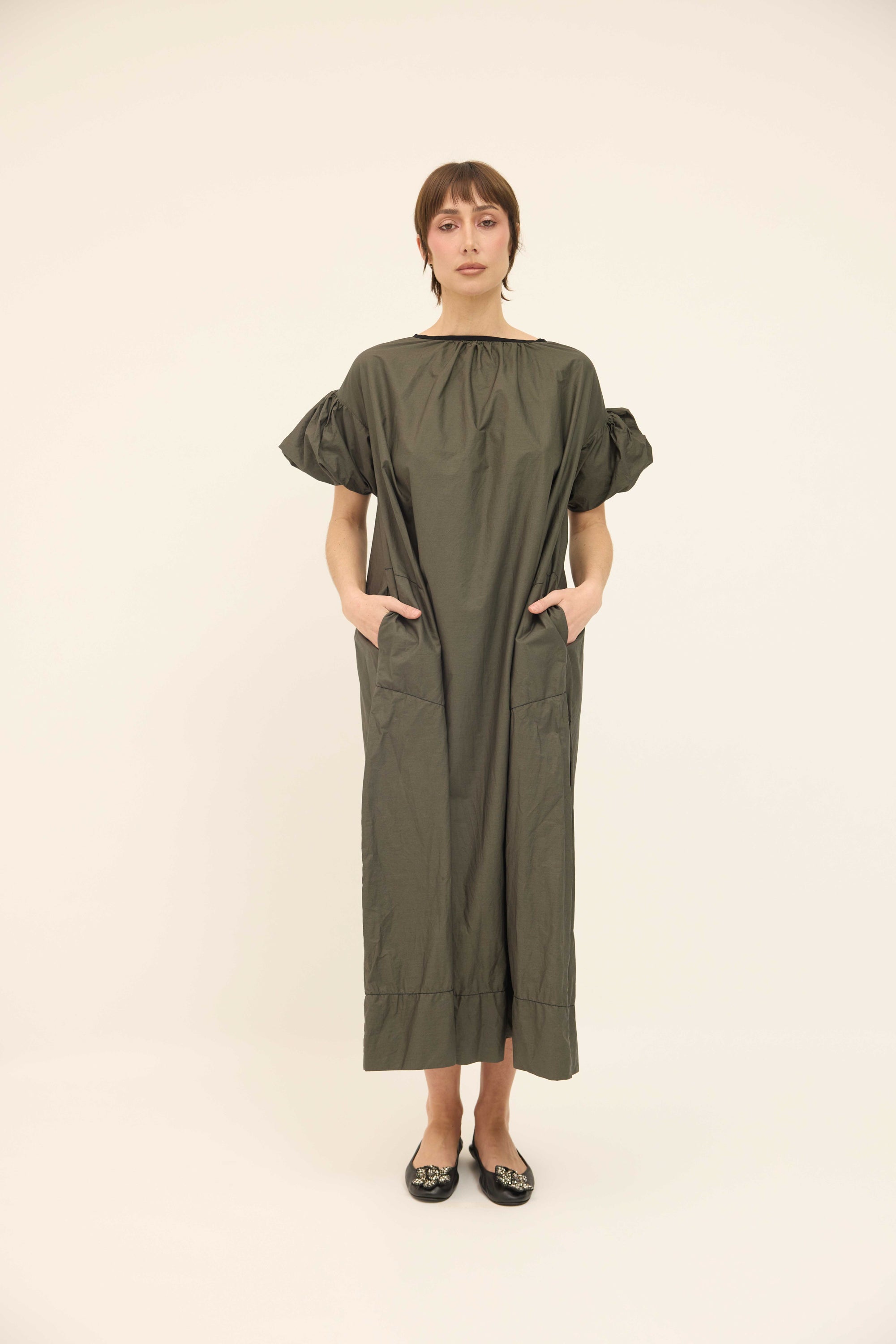 Emma Dress - Olive