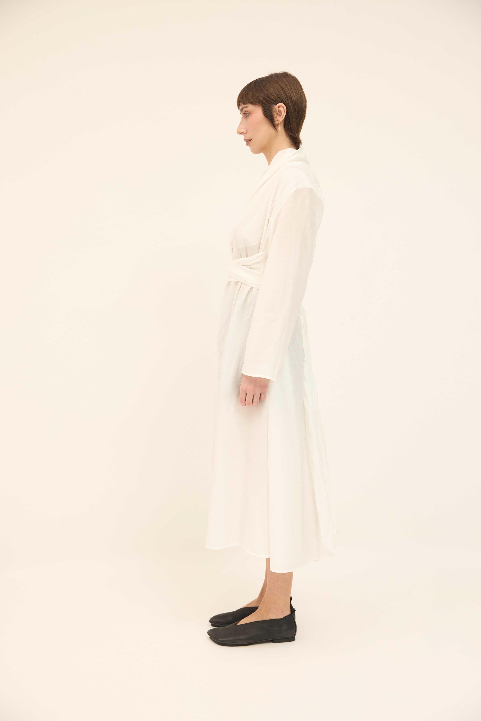 Brooke Dress - Sheer White