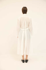 Brooke Dress - Sheer White
