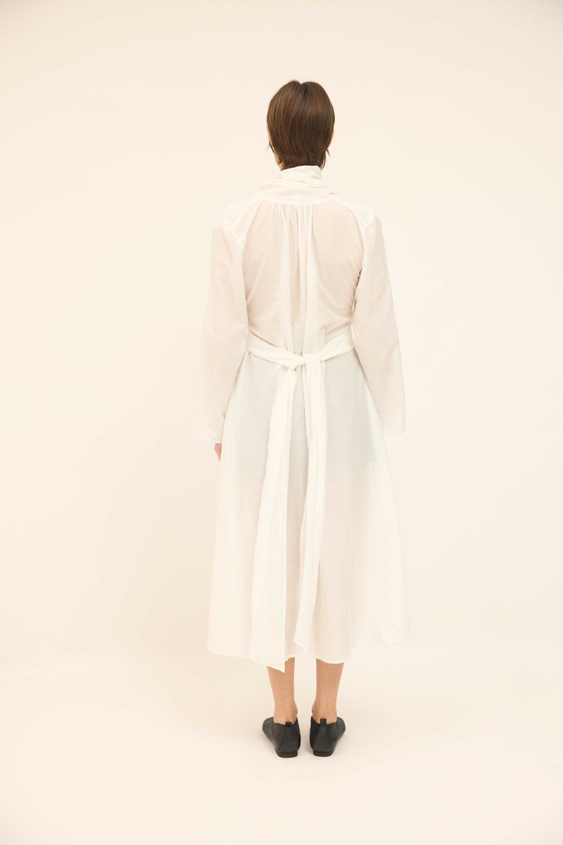 Brooke Dress - Sheer White