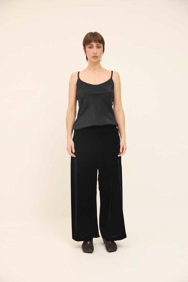 Frankie Pants - Black Velvet