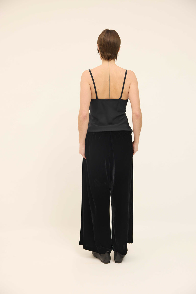 Frankie Pants - Black Velvet