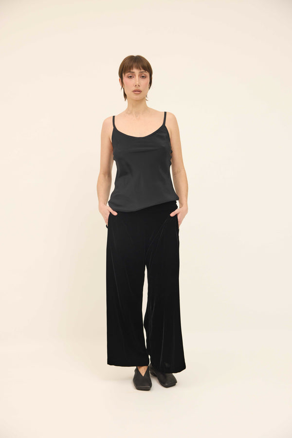 Frankie Pants - Black Velvet