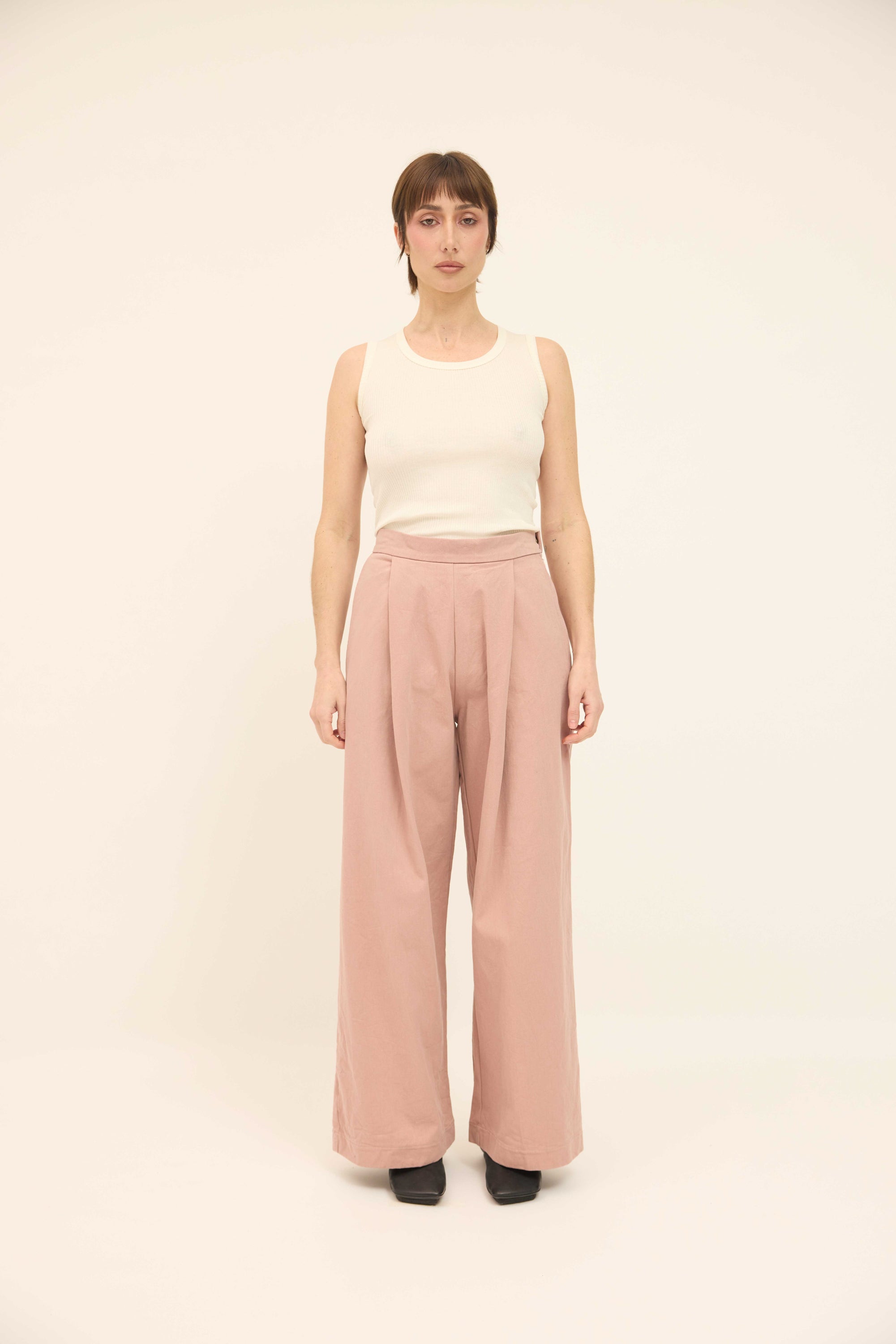 Hey Jo Pants -Dusky Pink