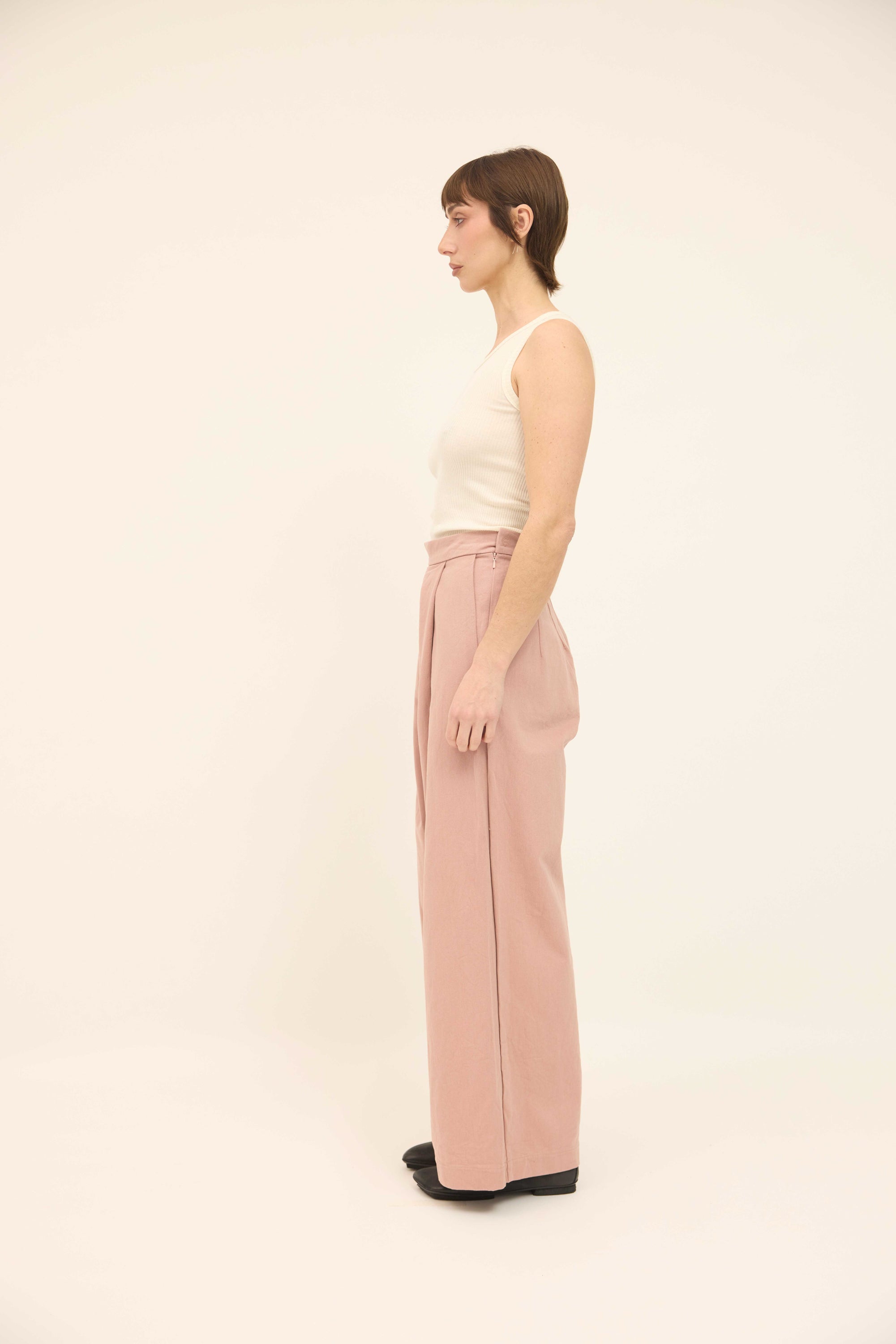 Hey Jo Pants -Dusky Pink