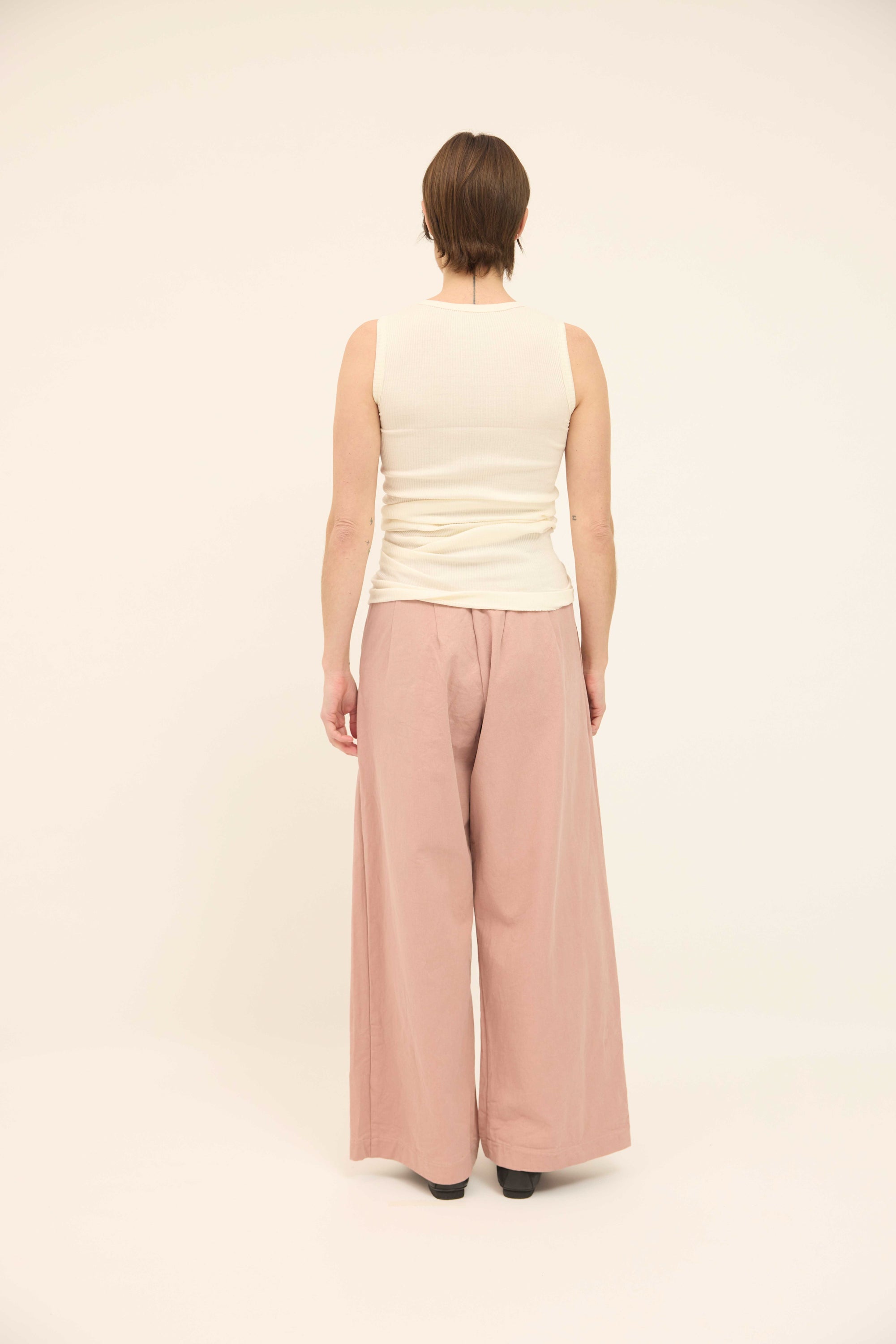 Simple Singlet -Cream