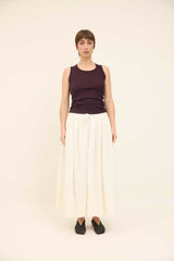 Gathered Skirt - Milk
