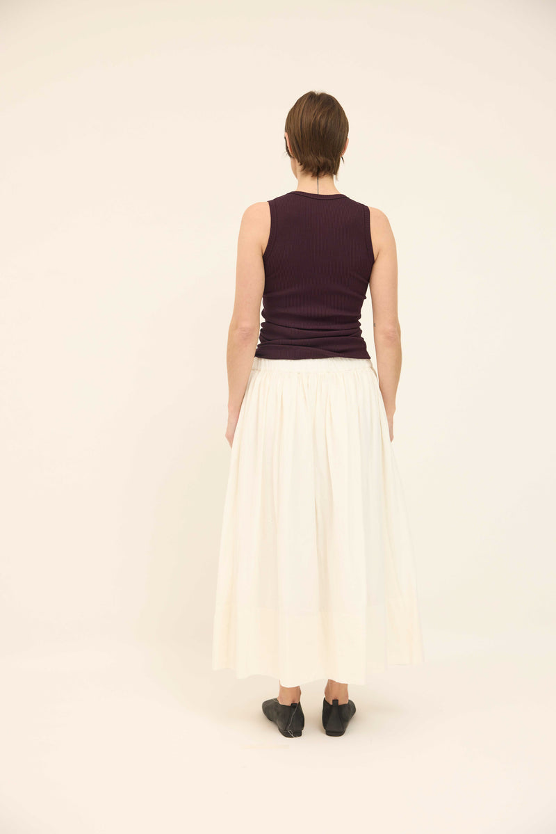 Gathered Skirt - Milk
