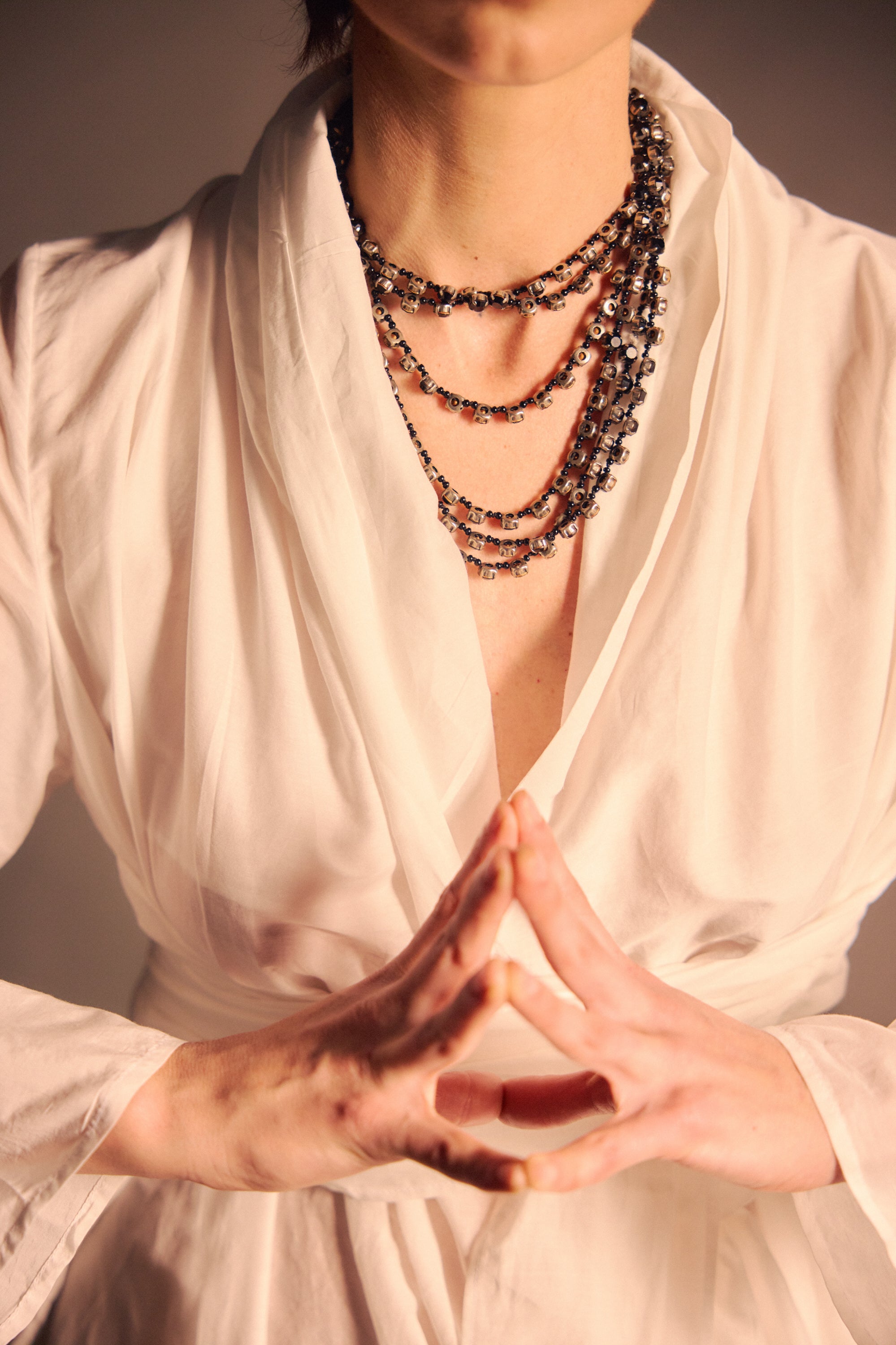 Brooke Dress - Sheer White