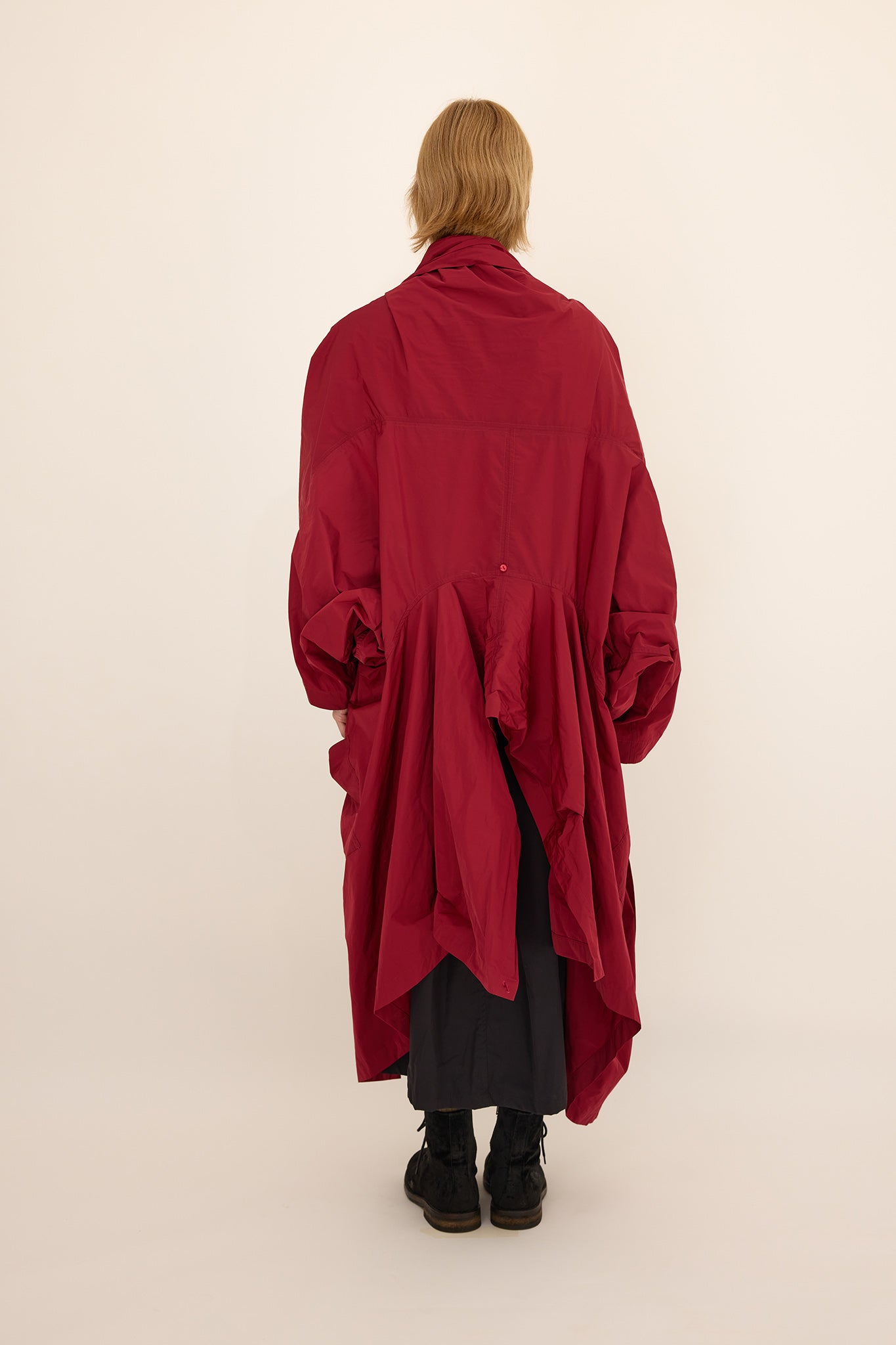 Cape Coat - Raspberry