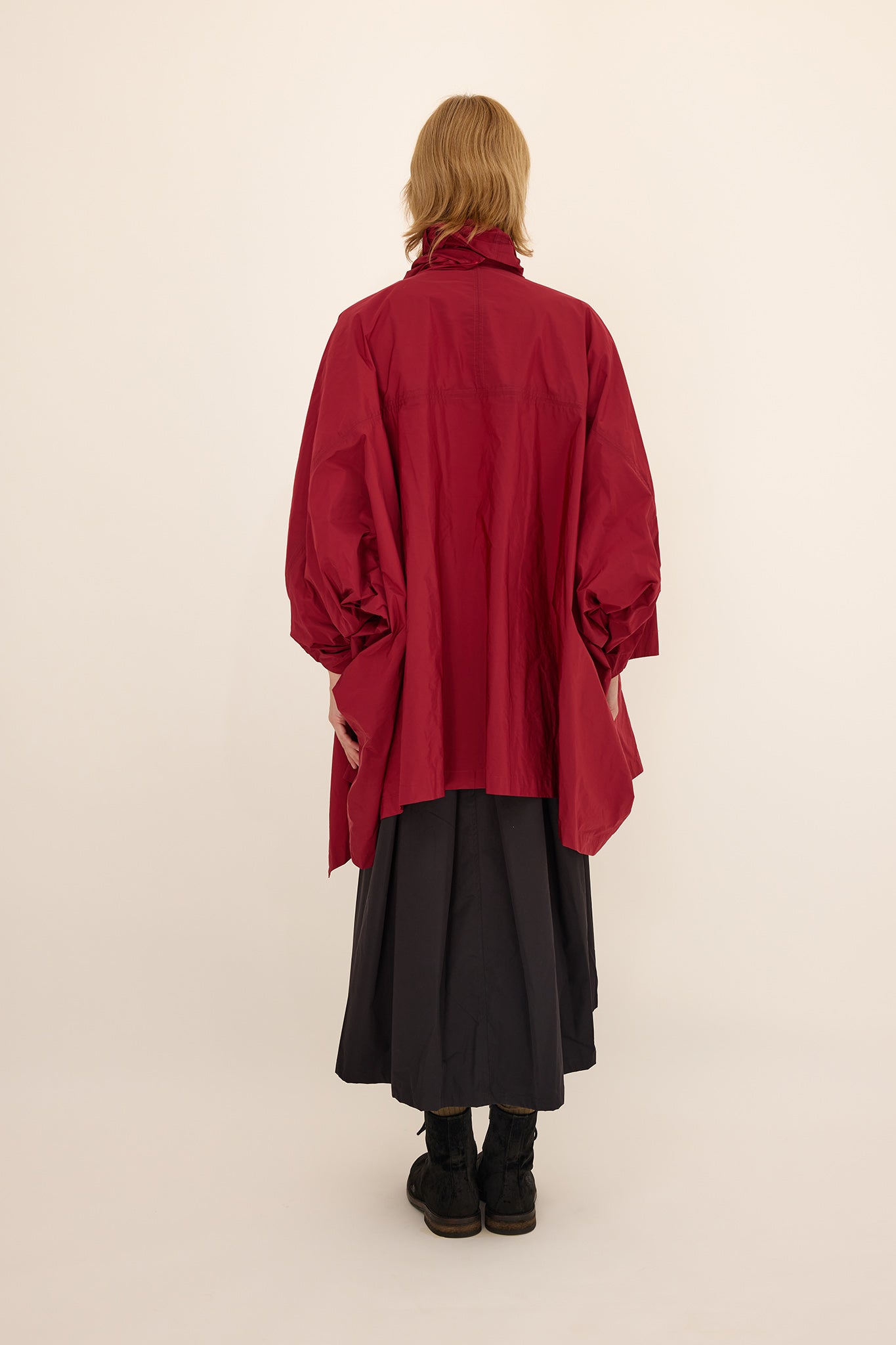 Cape Coat - Raspberry