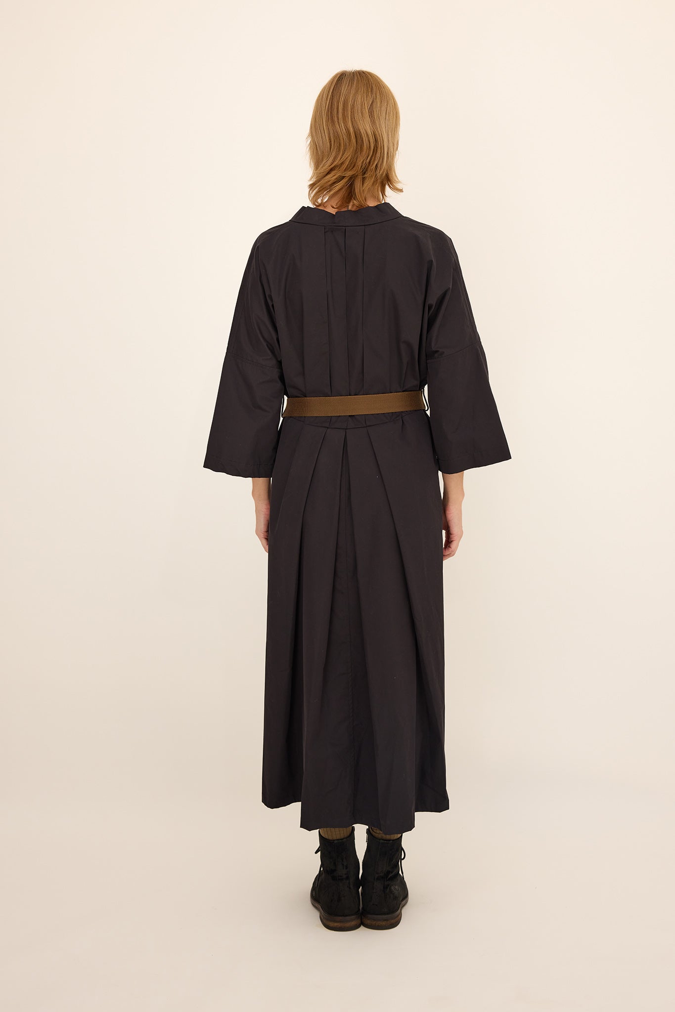 Dianna Dress - Black cotton/Rayon