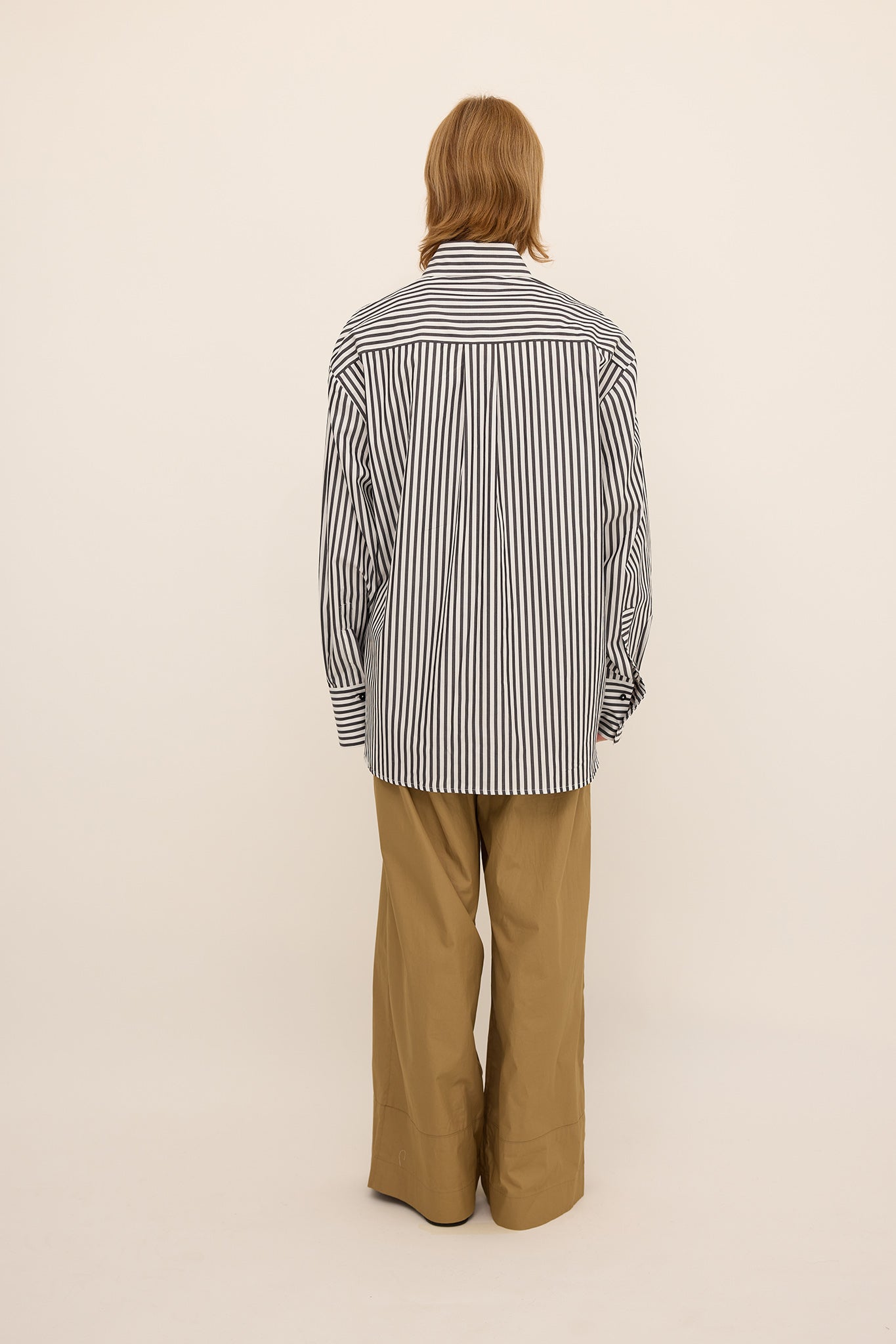 Mitchells Shirt - Black / White stripe