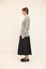 Pocket Tee - Grey Metallic silver